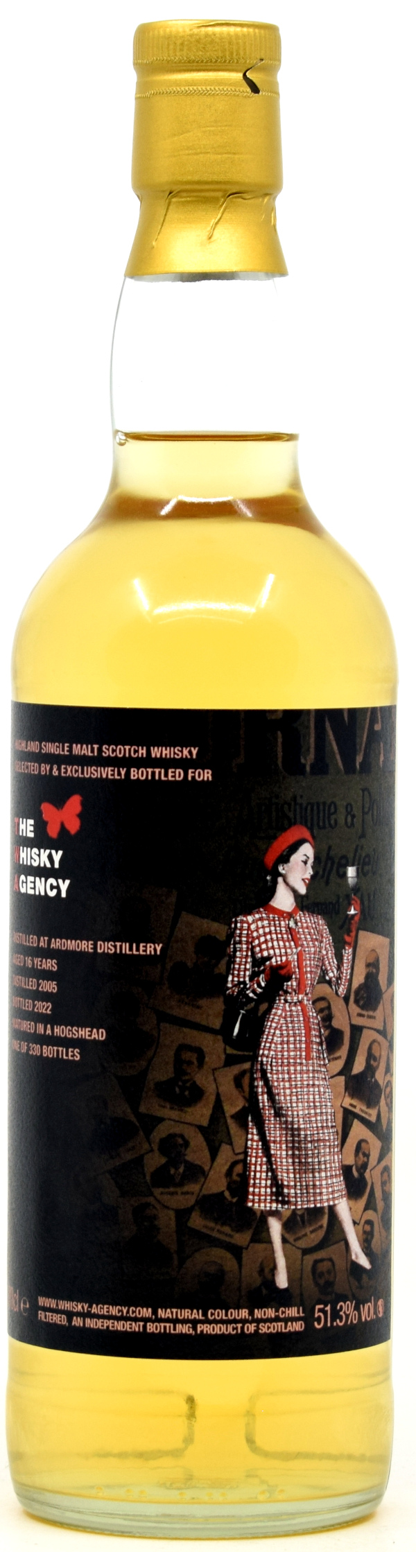 ardmore_TWA Ardmore 16 Jahre 2005/2022 The Whisky Agency 51,3% vol.