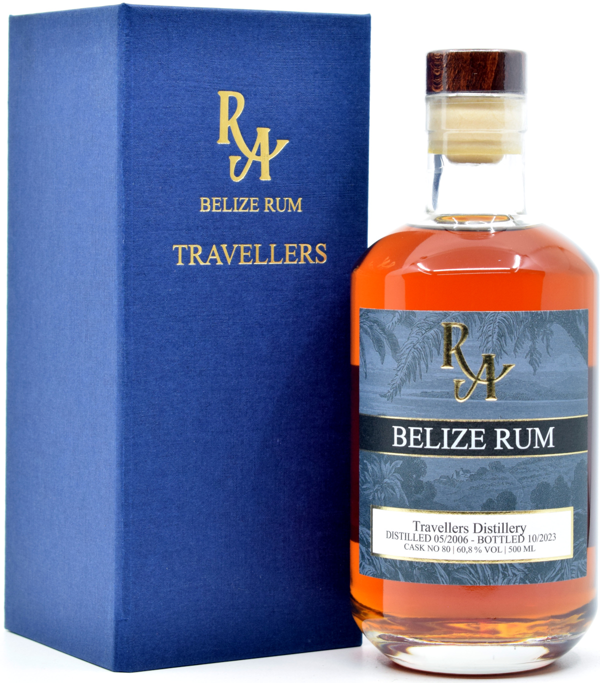 belize_2006_RA Belize (Travellers Distillery) 17 Jahre 2006/2023 Rum Artesanal Single Cask #80 60,8% vol.