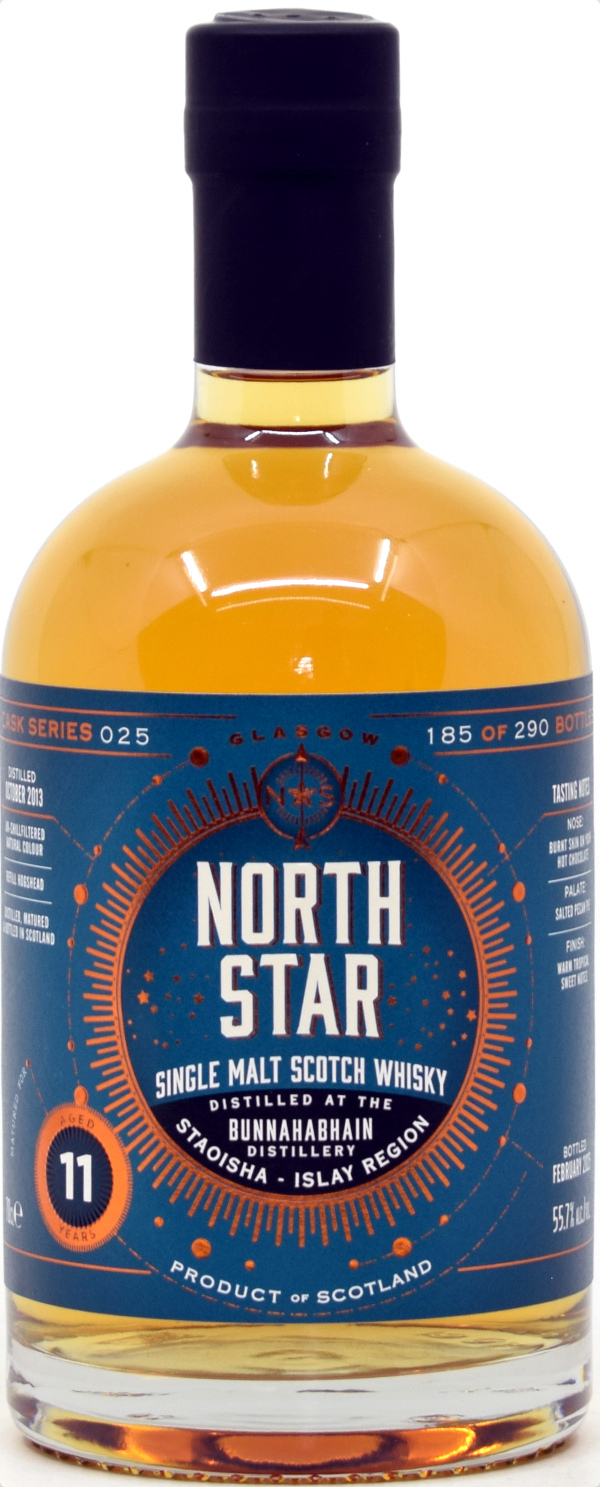 Bunnahabhain Staoisha 11 Jahre 2013/2025 North Star Spirits #025 55,7% vol.