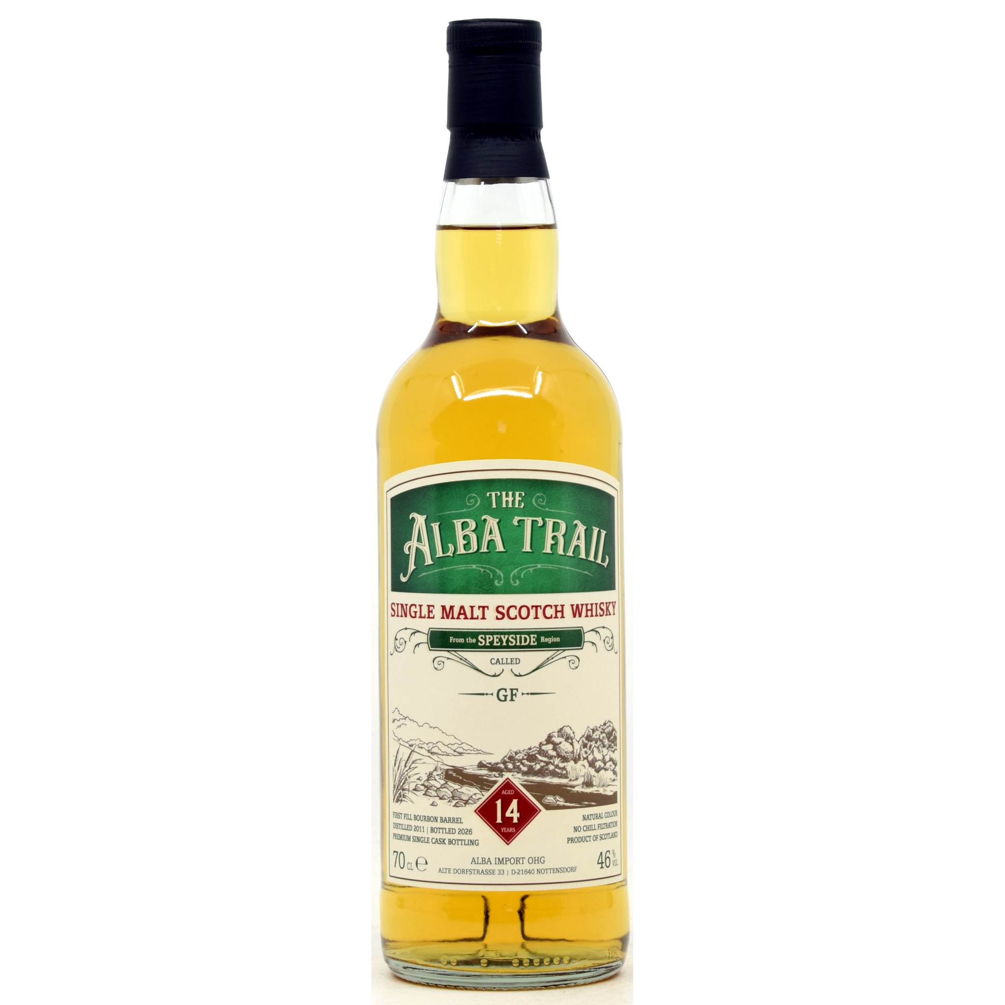GF Speyside Malt 14 Jahre 2011/2026 1st Fill Bourbon Alba Import 46% vol.