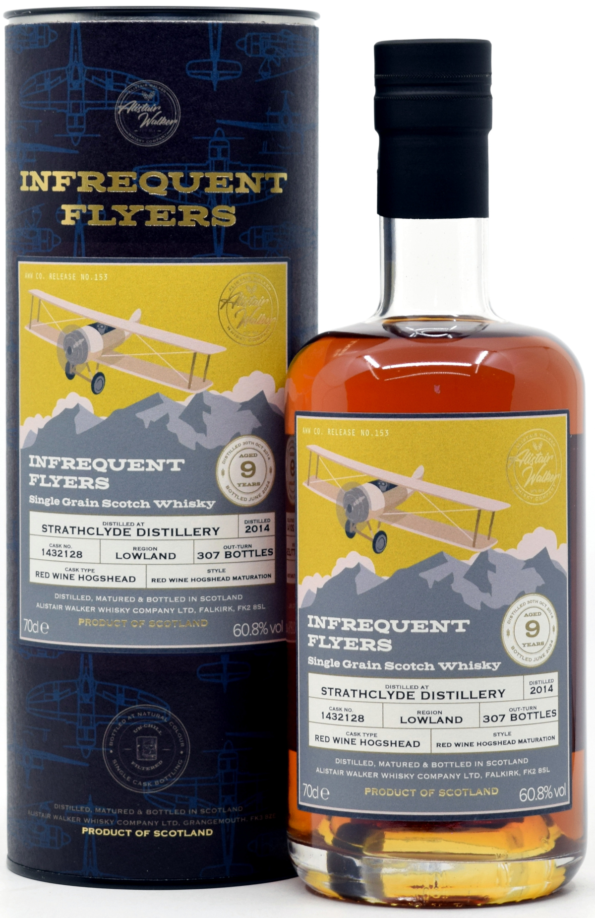 strathclyde_9_awwc Strathclyde 9 Jahre 2014/2024 Red Wine Cask Alistair Walker Infrequent Flyers 60,8% vol.