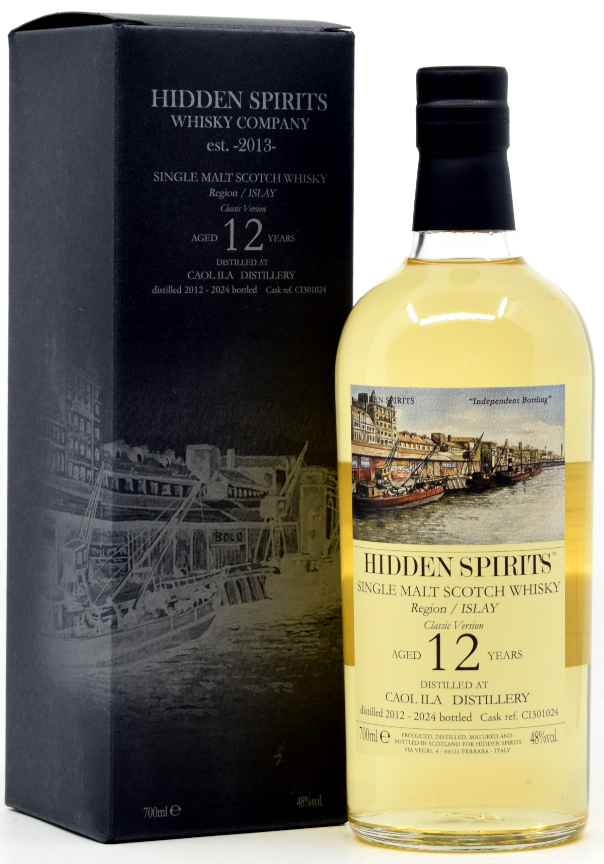 caol_ila_12_HiSpaSaBctAHhLDHj Caol Ila 12 Jahre 2012/2024 Hidden Spirits 48% vol.