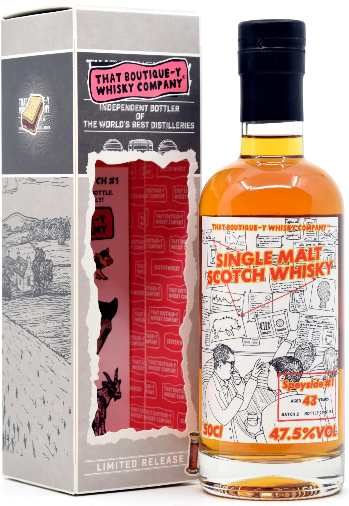 speyside_43_TBWC Speyside Region 43 Jahre 1975/2019 Sherry That Boutique-y Whisky for Shinanoya 47,5% vol.