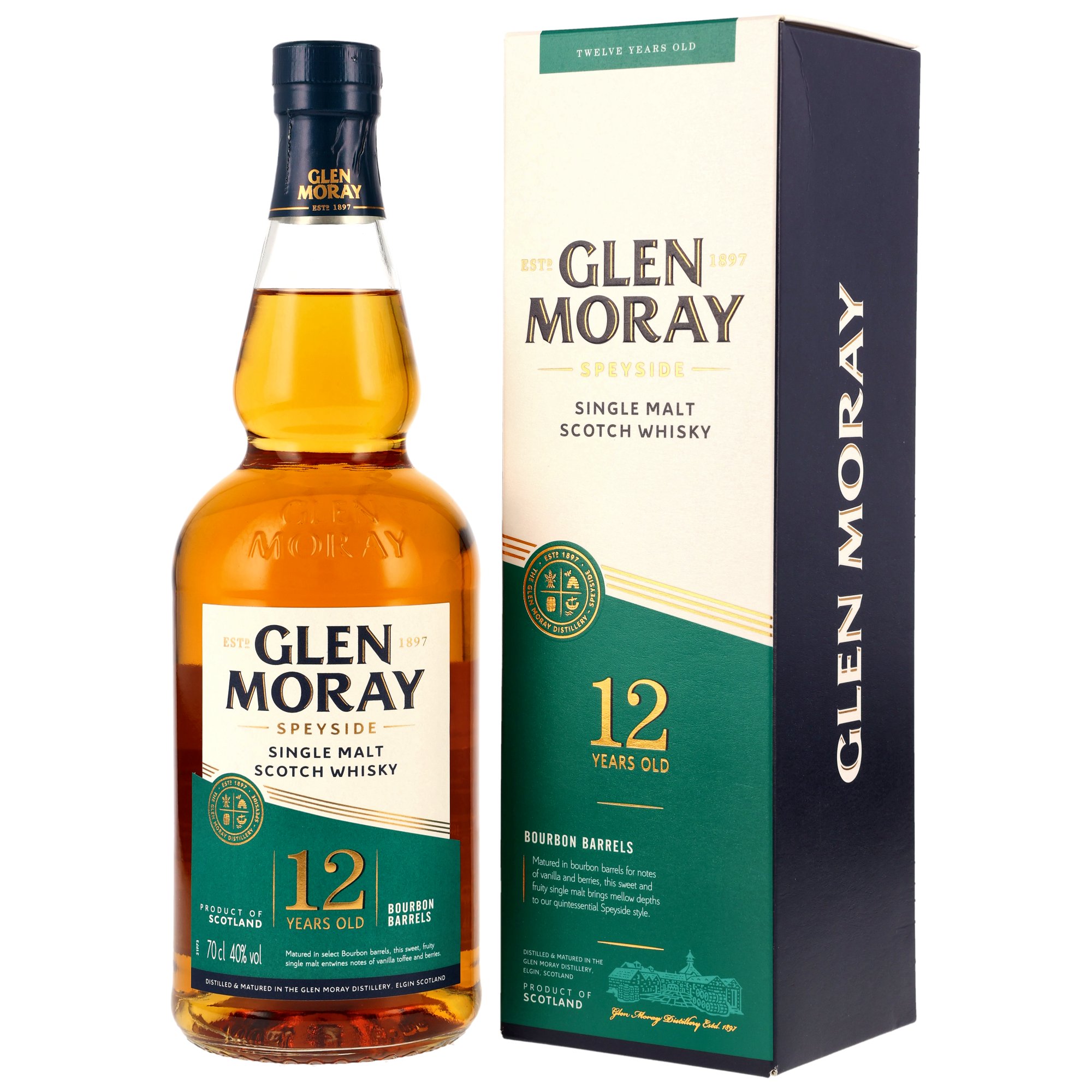 Glen Moray 12 Jahre (neues Design)