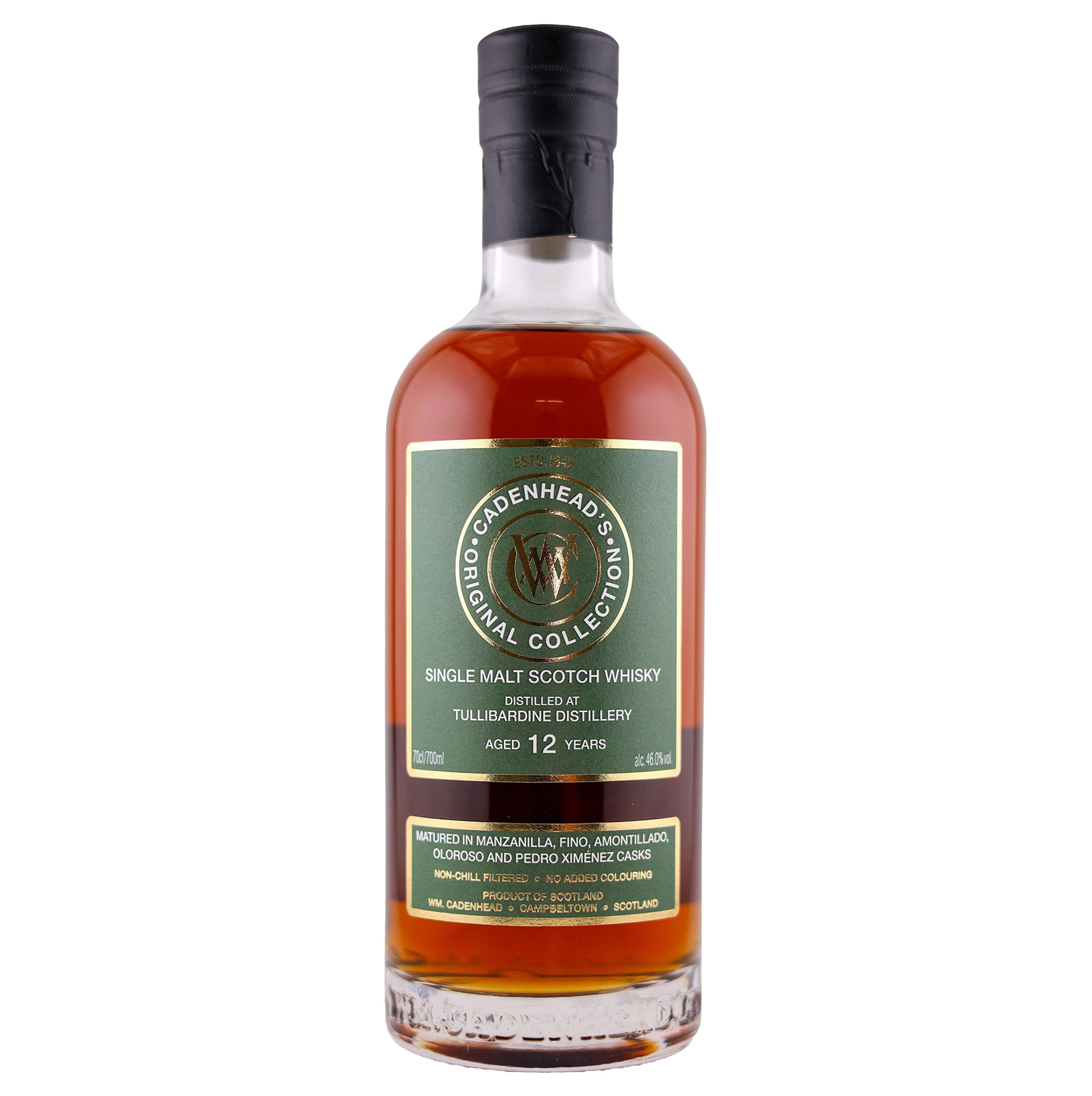 Tullibardine 12 Jahre The Sherry Spectrum Composition Cadenhead's 46% vol.
