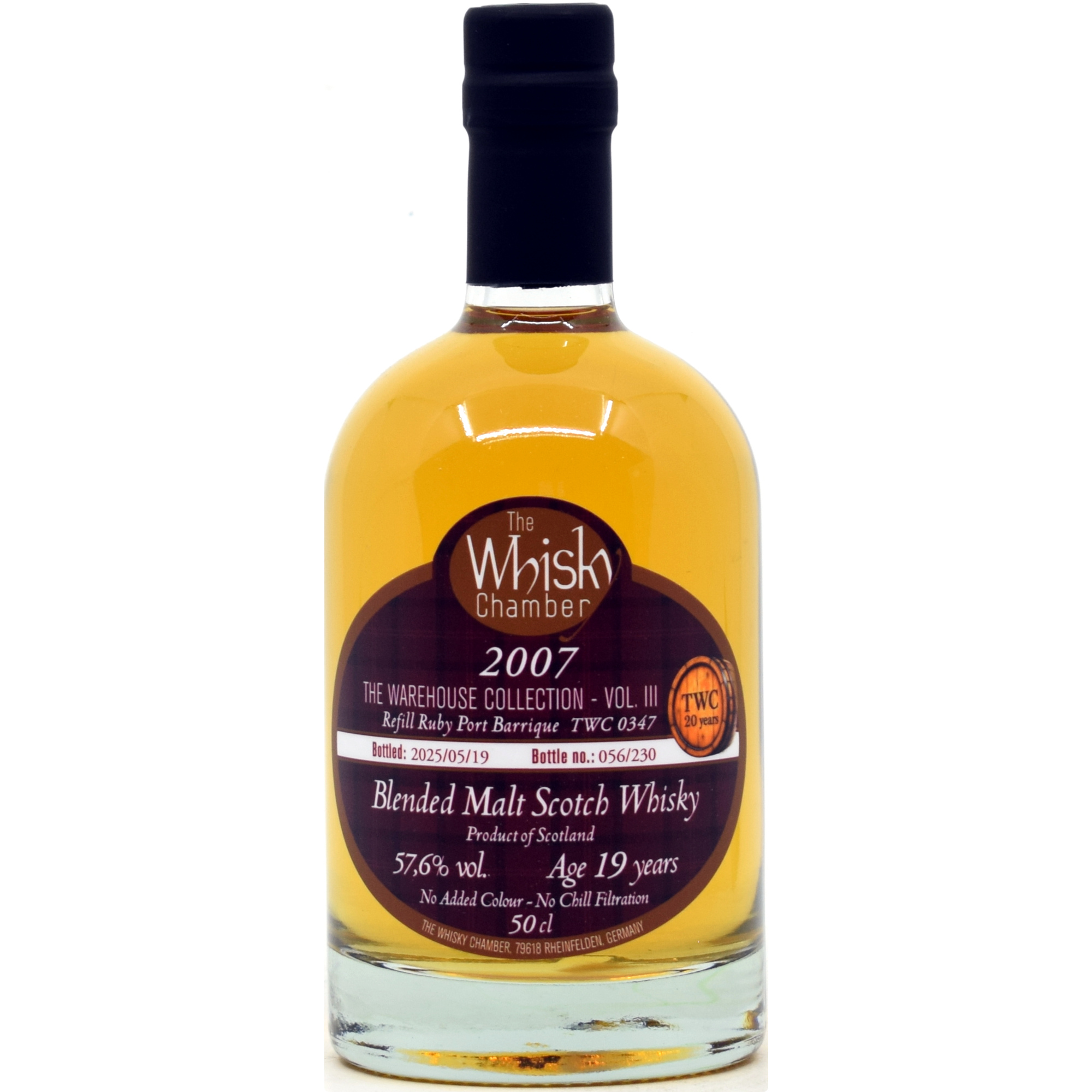 The Warehouse Collection Vol. III 19 Jahre /2025 Ruby Port The Whisky Chamber 57,6% vol.