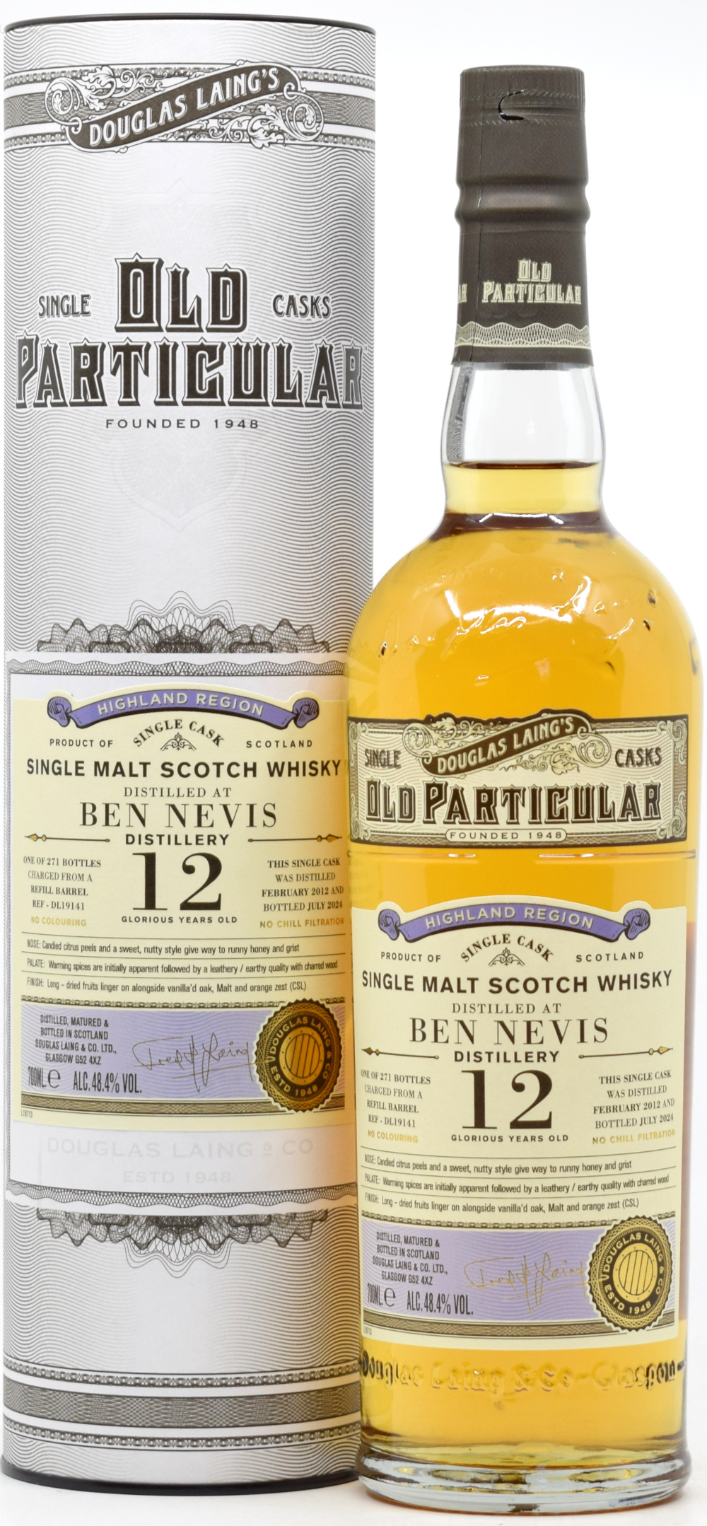 nevis_12_DL Ben Nevis 12 Jahre 2012/2024 Old Particular Douglas Laing 48,4% vol.
