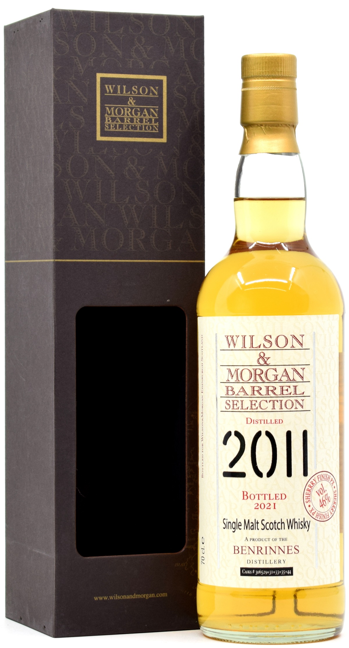 benrinnes_2011_WM Benrinnes 2011/2021 PX Sherry Cask Wilson & Morgan 46% vol.
