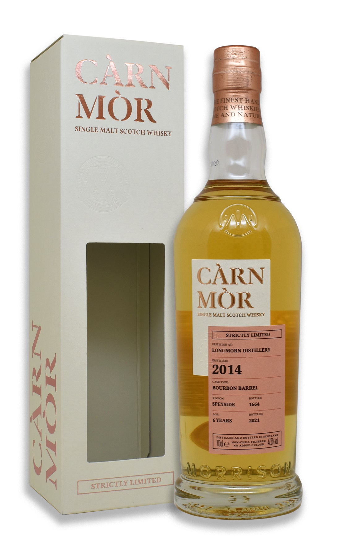 longmorn_cm Longmorn 6 Jahre 2014/2021 Carn Mor Strictly Limited 47,5% vol.