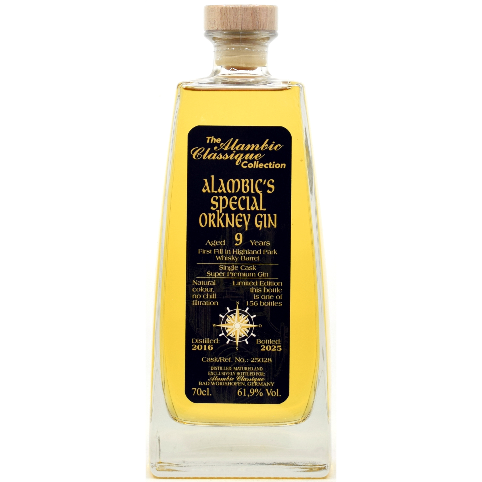 Alambic's Special Orkney Gin 2016/2025 Highland Park Cask Alambic Classique 61,9% vol.