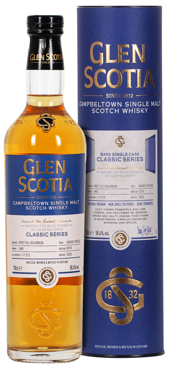 Glen Scotia 2016/2025 Heavily Peated Classic Series Cask 3/5 58,4% vol.