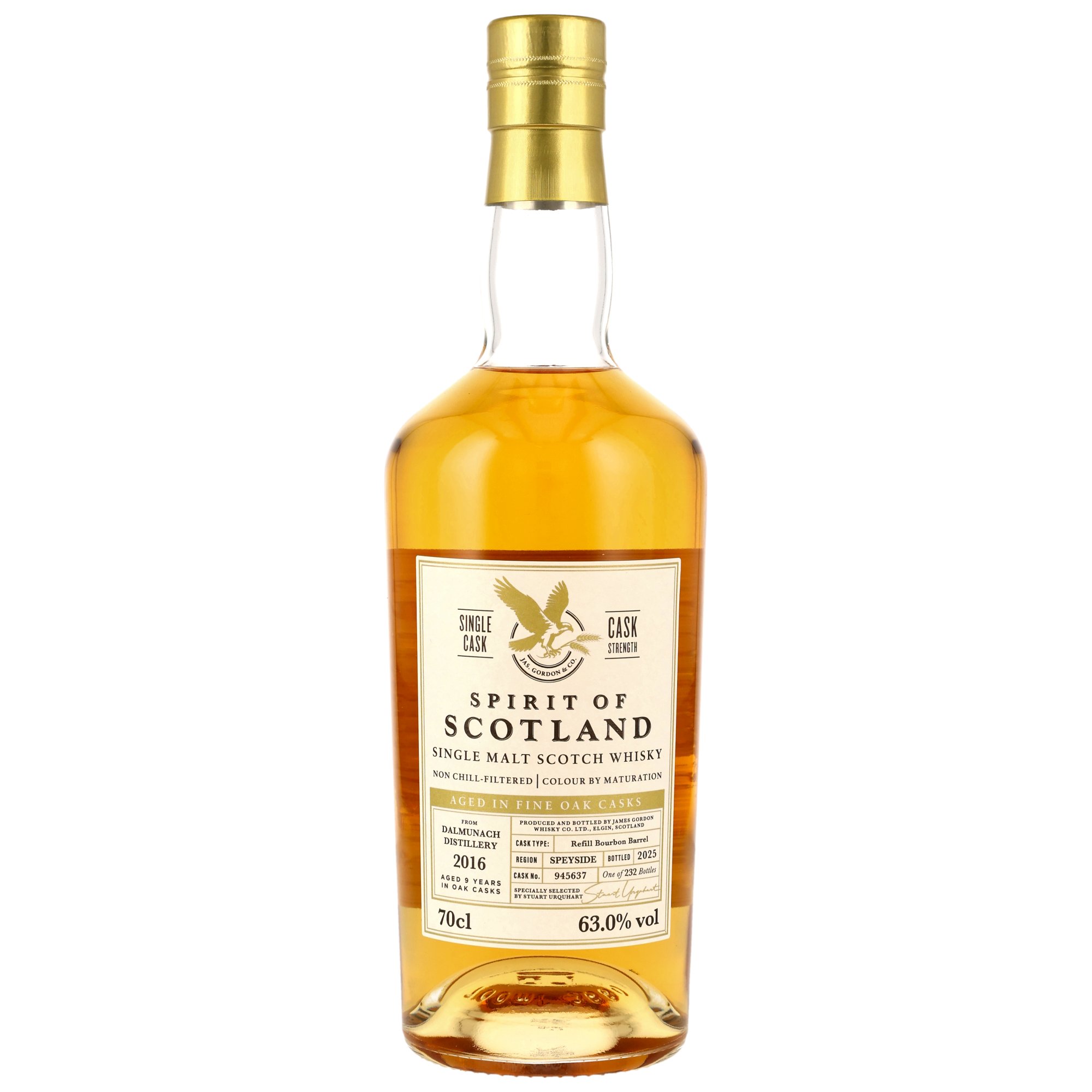 Dalmunach 2016/2025 Gordon & MacPhail Spirit of Scotland #945637 63% vol.
