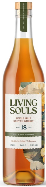 Packshot-Ledaig18 Tobermory / Ledaig 18 Jahre Living Souls 41% vol.