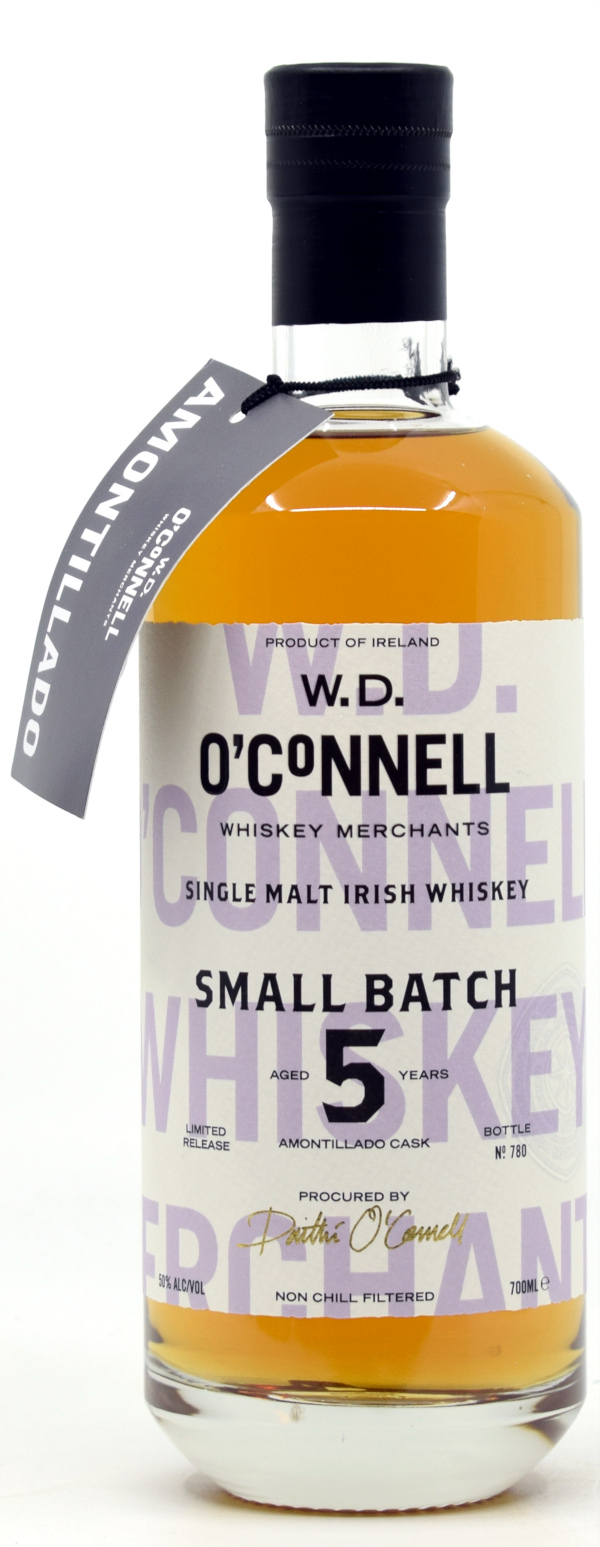 W.D. O'Connell 5 Jahre Small Batch Amontillado Single Malt 2024 50% vol.