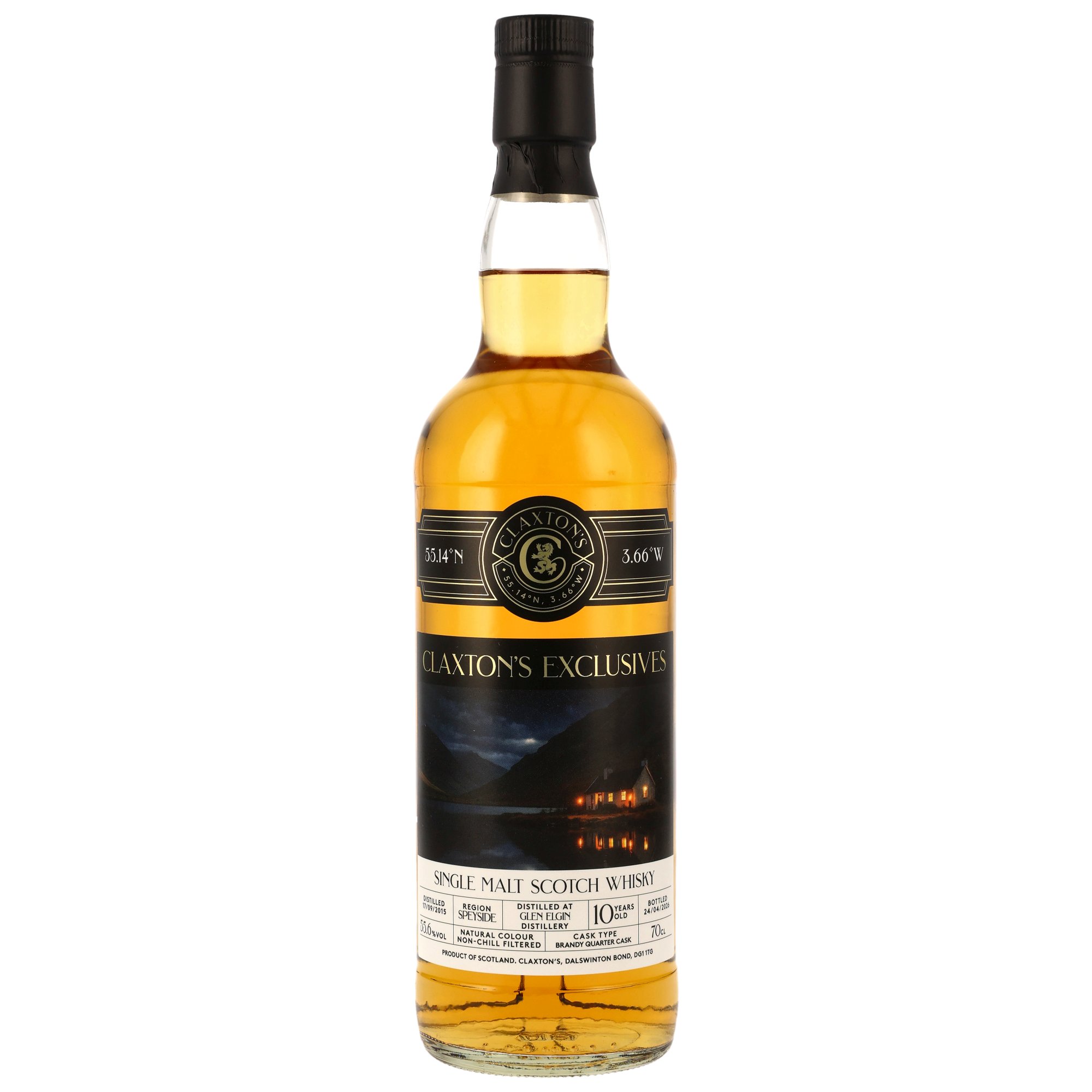 Glen Elgin 10 Jahre 2015/2026 Brandy Quarter Cask Claxton's 55,6% vol.