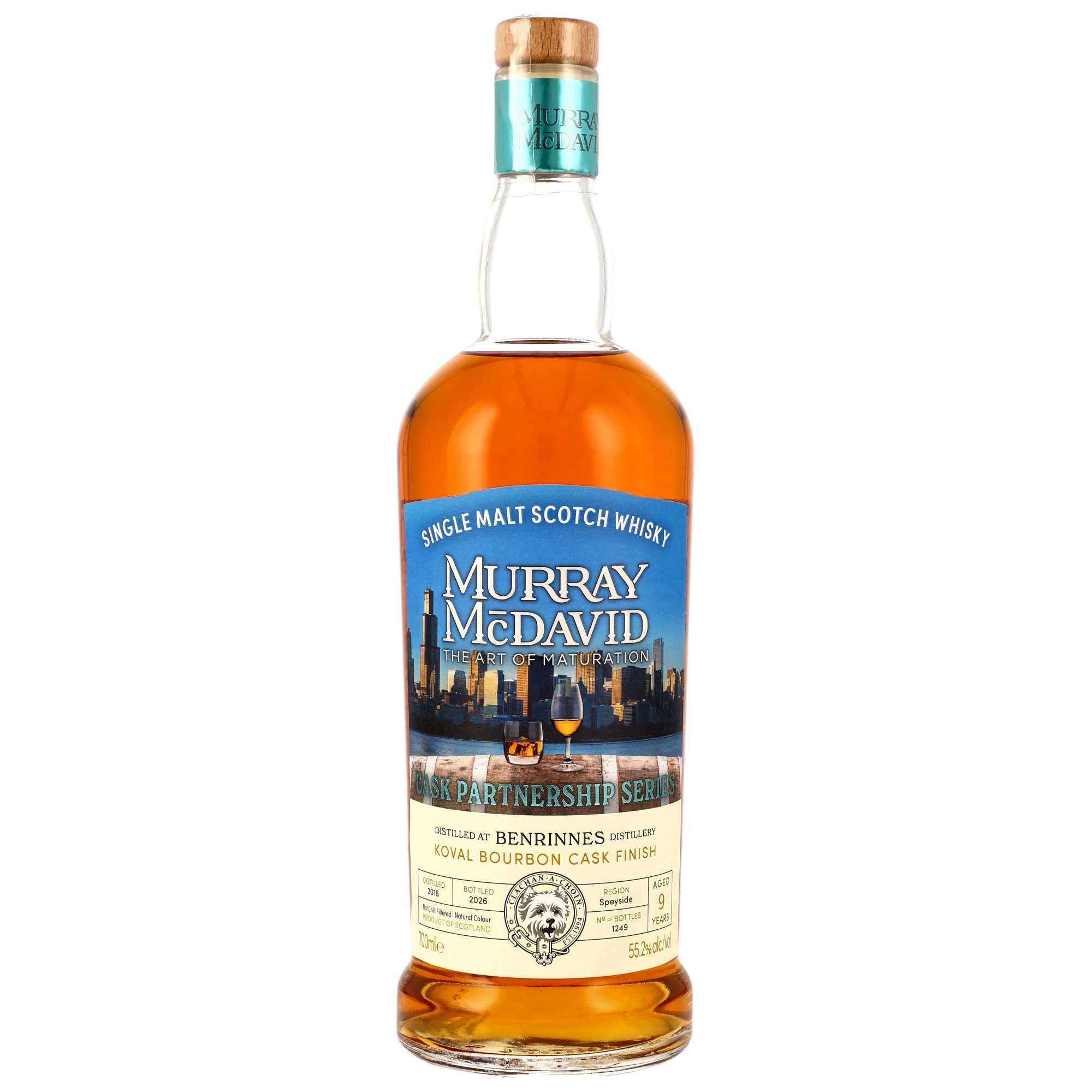 Benrinnes 2016/2026 Koval Bourbon Cask Murray McDavid Cask Partnership Series 55,2% vol.