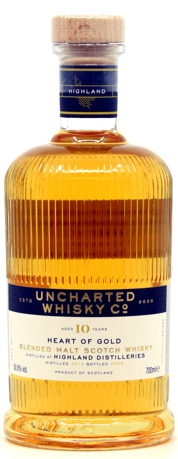 heartgold_UWC Highland Malt 10 Jahre 2013/2024 Sauternes Cask Heart of Gold Uncharted Whisky 50% vol.