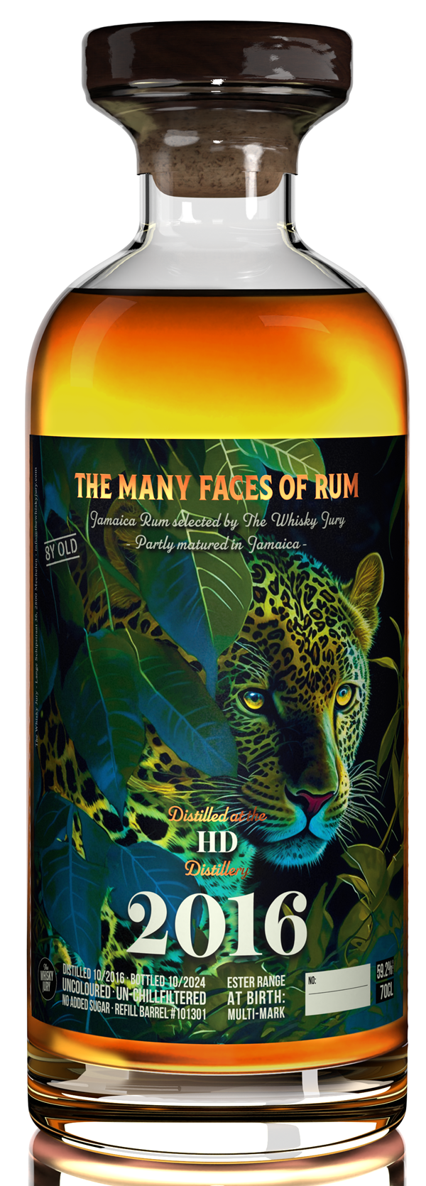 TheManyFacesLeopardHD2016_02-3 Hampden Rum 2016/2024 The Whisky Jury The Many Faces of Rum 59,2% vol.