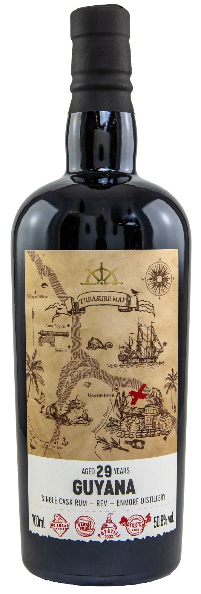u4q6Q59L Guyana REV (Enmore) 1994/2023 FRC Single Cask Rum Selected by Kirsch Import 50,8% vol.