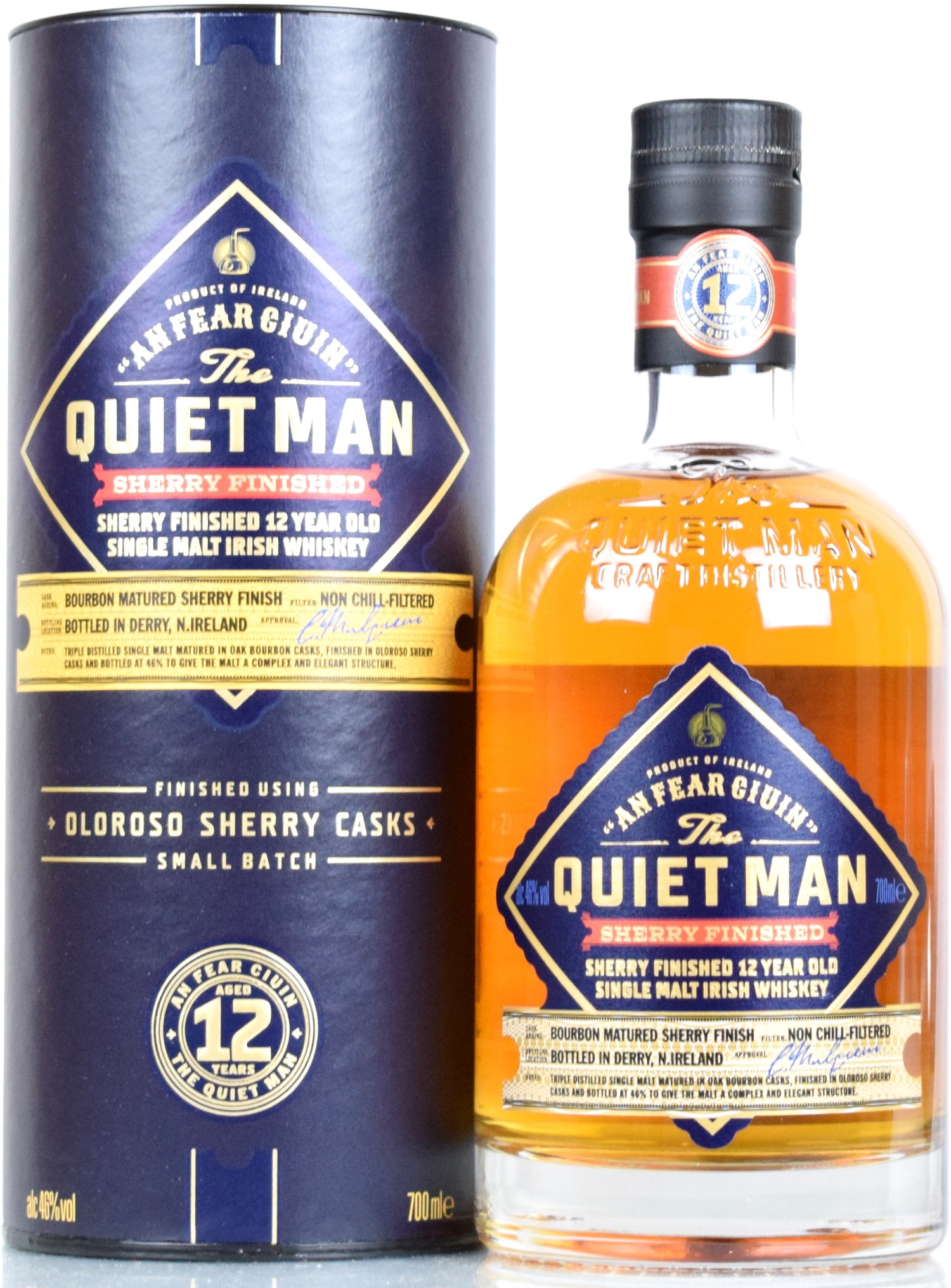 quiet_man_12_sherry The Quiet Man 12 Jahre Small Batch Sherry Finish