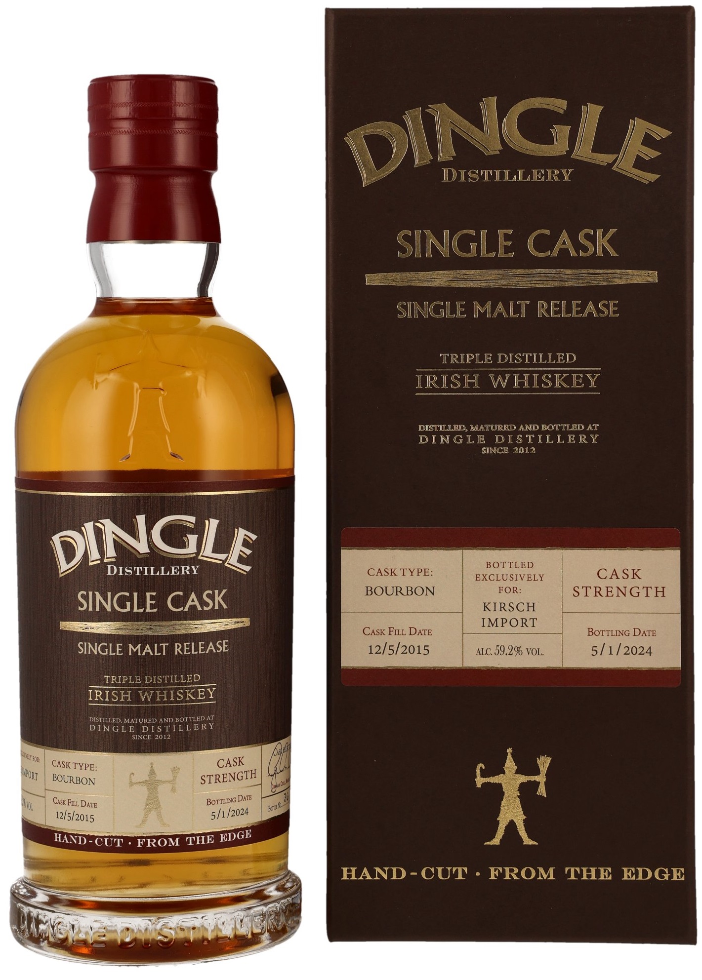 Dingle-8y-Boubron-Single-Cask-Kirsch Dingle 2015/2023 Bourbon Single Cask for germany 59,2% vol.