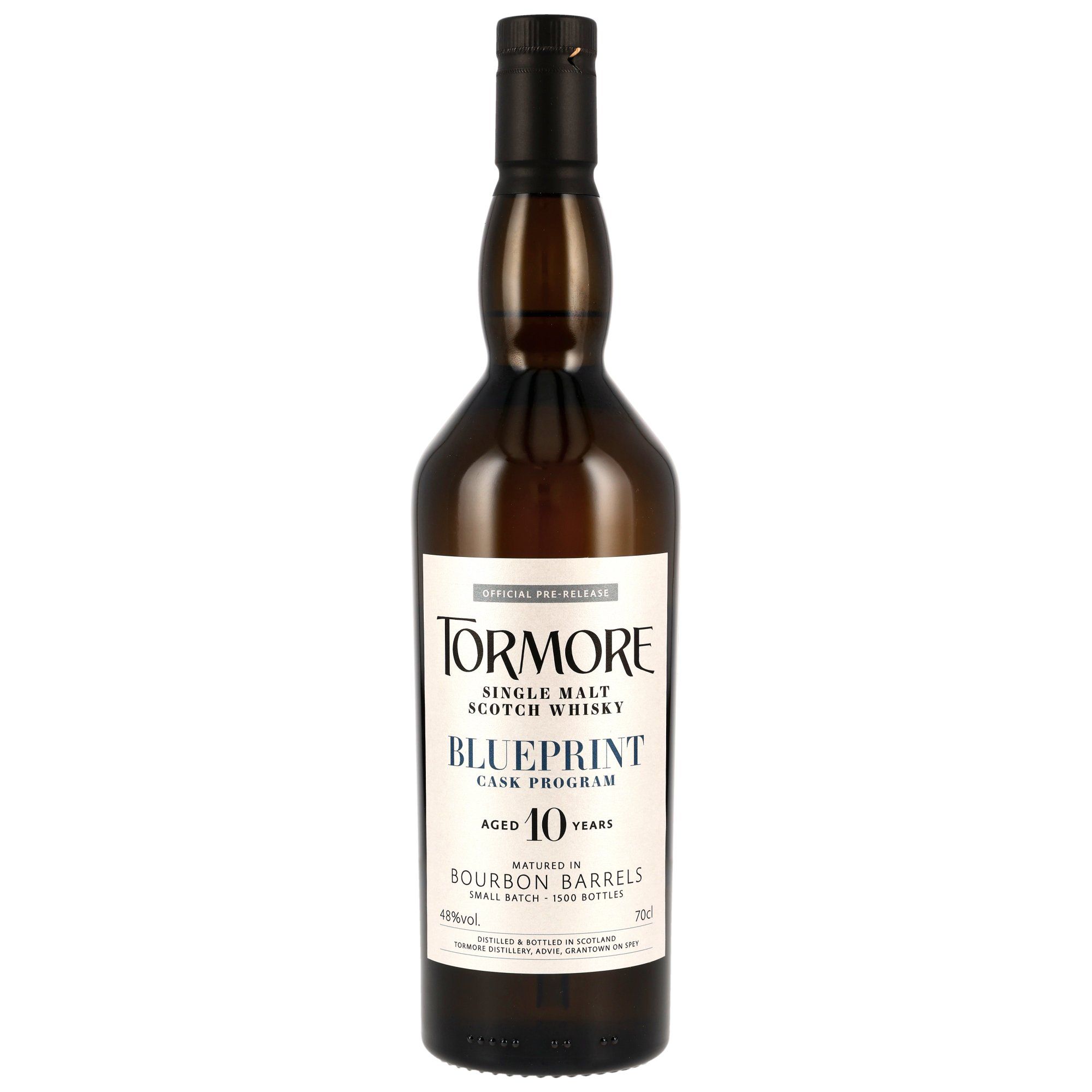 Tormore_blueprint_bourbon Tormore 10 Jahre Bourbon Barrels Blueprint Cask Program 48% vol.