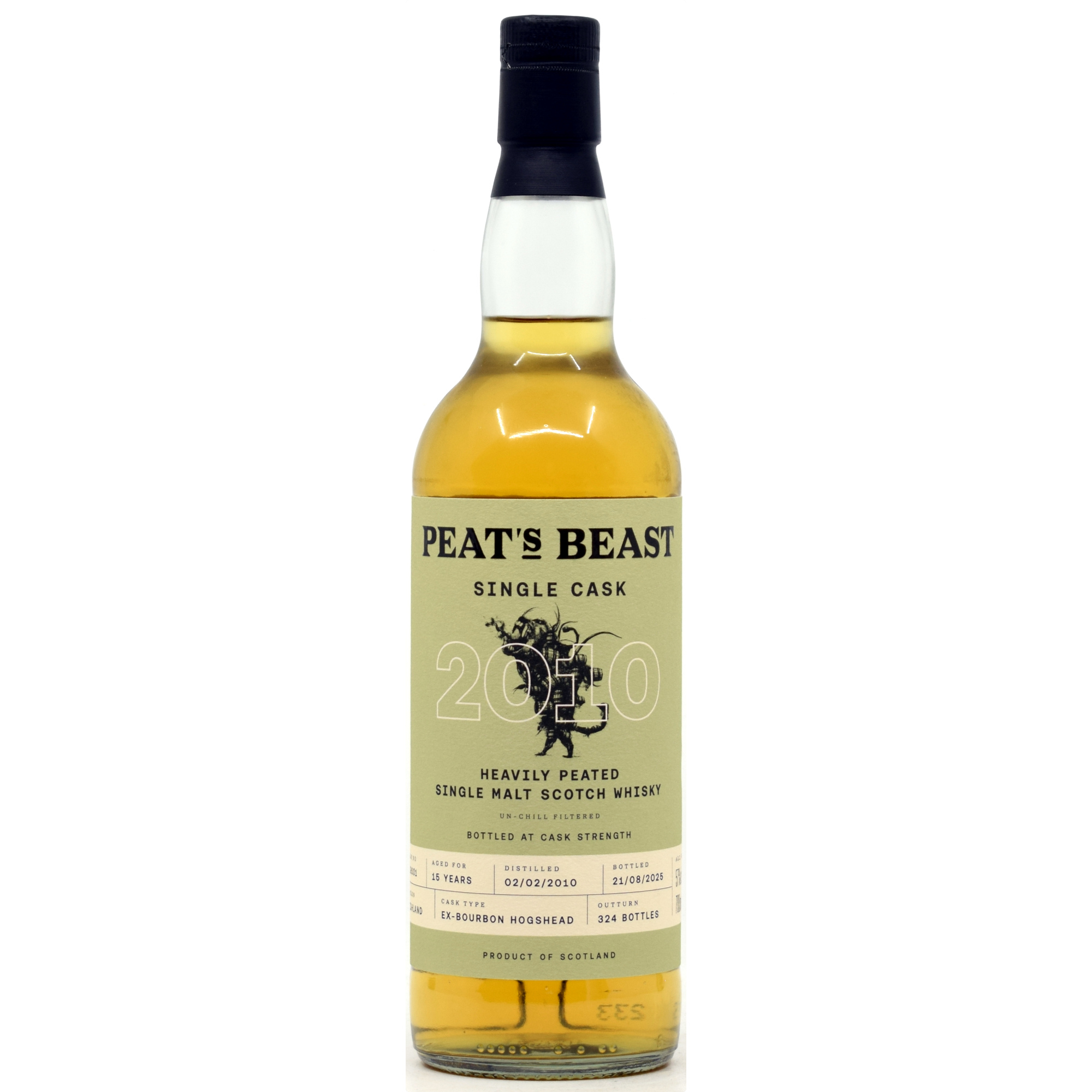 Peat's Beast 15 Jahre 2010/2025 Ex-Bourbon Single Cask #808001 57% vol.