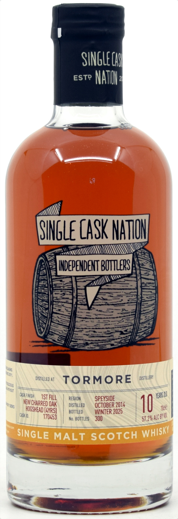 tormore_10_scn Tormore 10 Jahre 2014/2025 Charred Oak Single Cask Nation 57,2% vol.