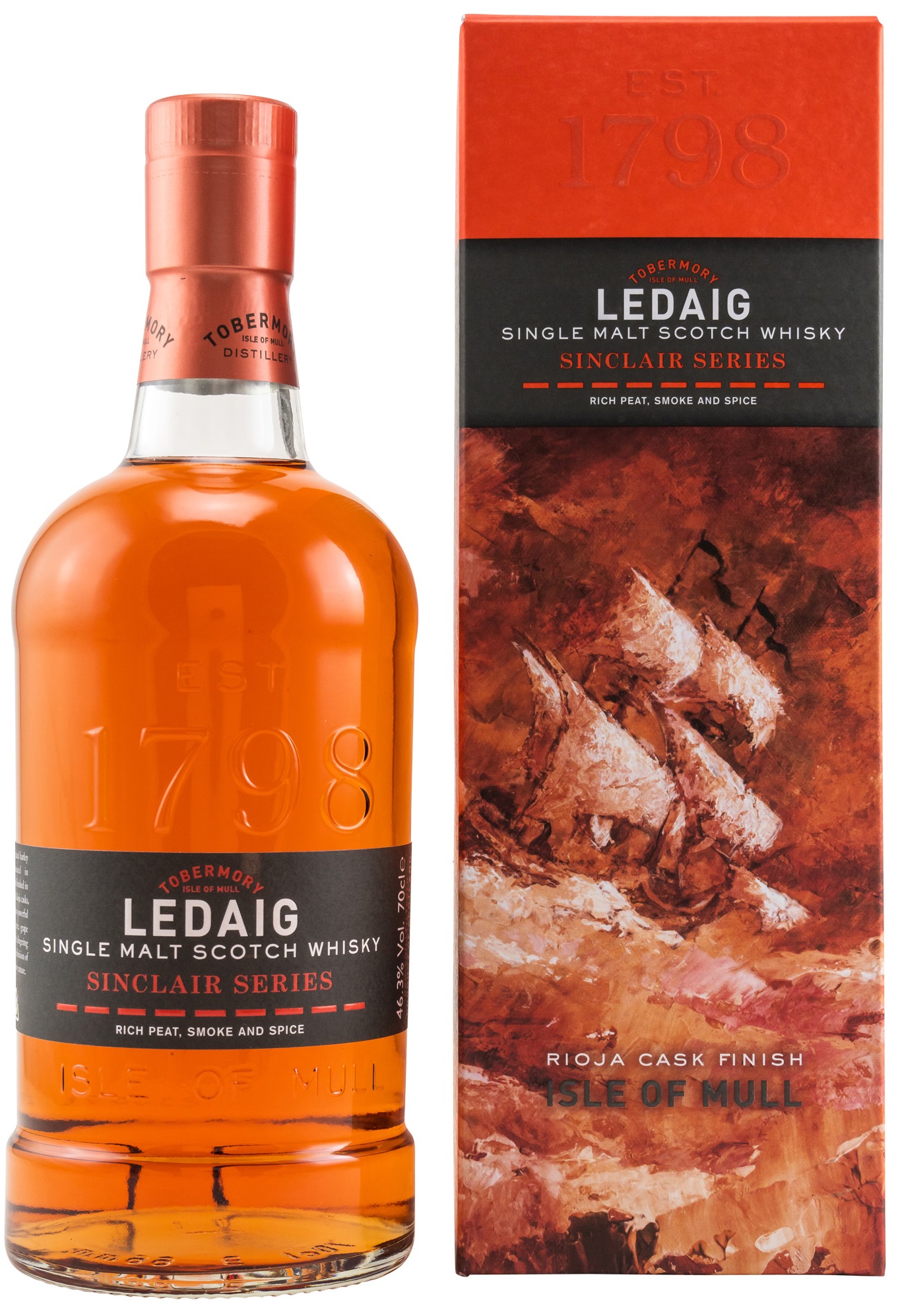 ledaig_rioja Ledaig Rioja Cask - Sinclair Series 46,3% vol.