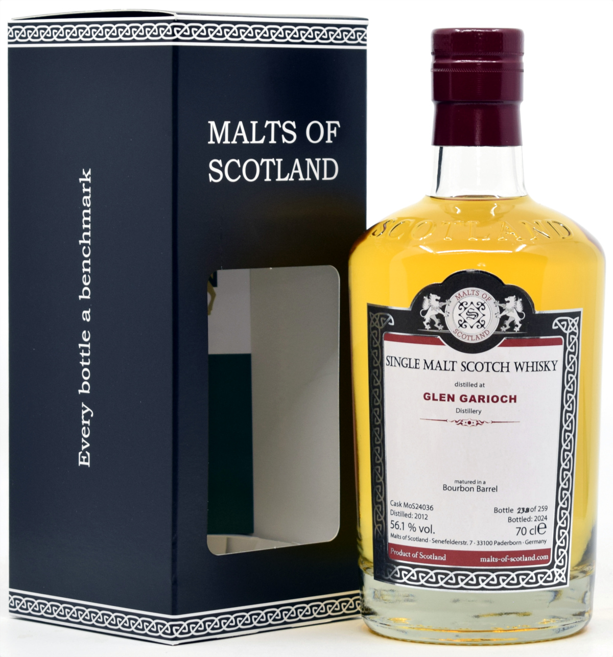glengarioch_2012_mos Glen Garioch 12 Jahre 2012/2024 Malts of Scotland 56,1% vol.