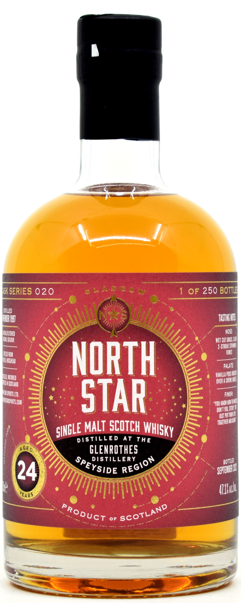 glenrothes_24_NSS Glenrothes 24 Jahre 1997/2022 Sherry Cask North Star Spirits #020 exclusive 47,1% vol.