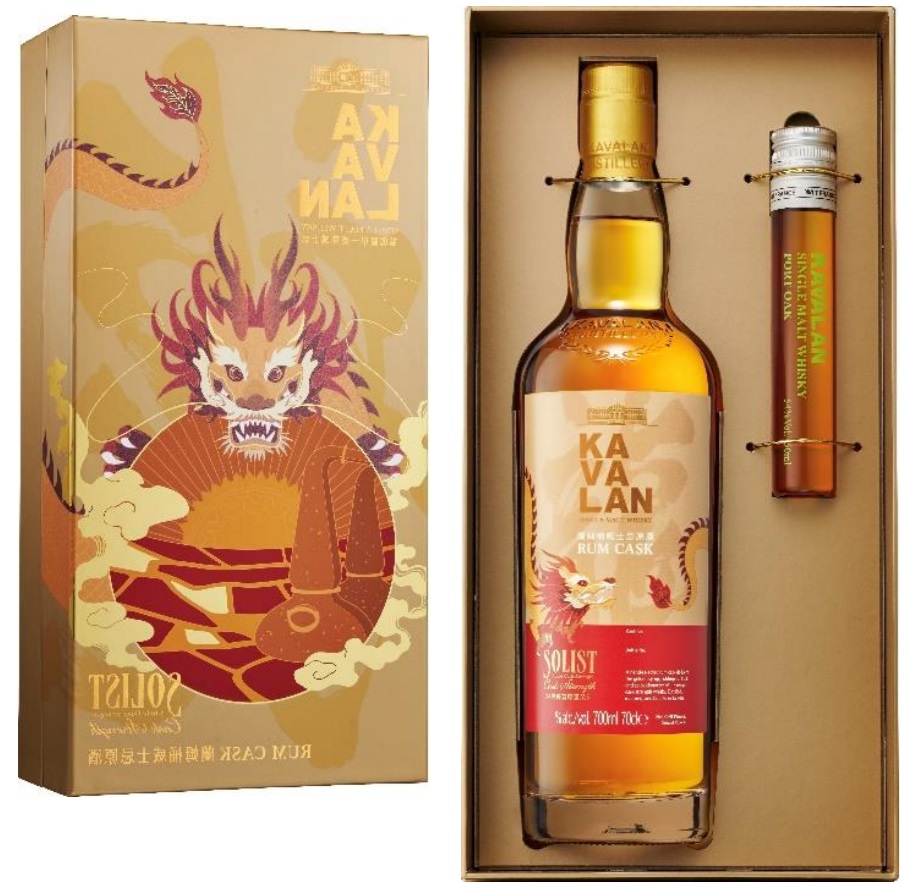 kavalan_solist_rum Kavalan Solist Rum Geschenkset 50,8% vol. + Miniatur Kavalan Port Oak