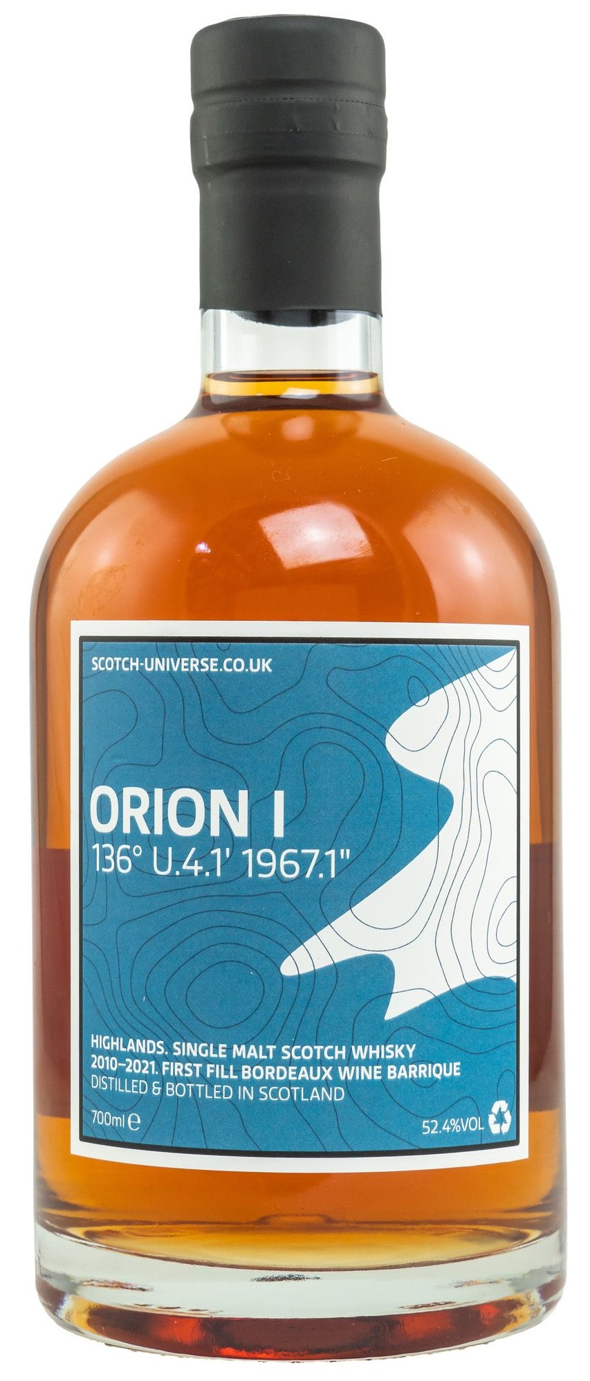 orion_I Orion I 2010/2021 1st Fill Bordeaux Barrique Scotch Universe 52,4% vol.