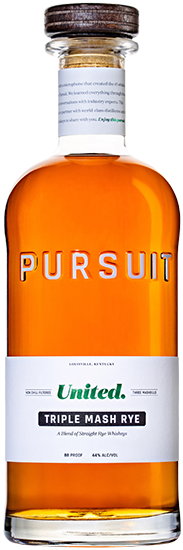 Pursuit United Rye Triple Mash Rye 44% vol.