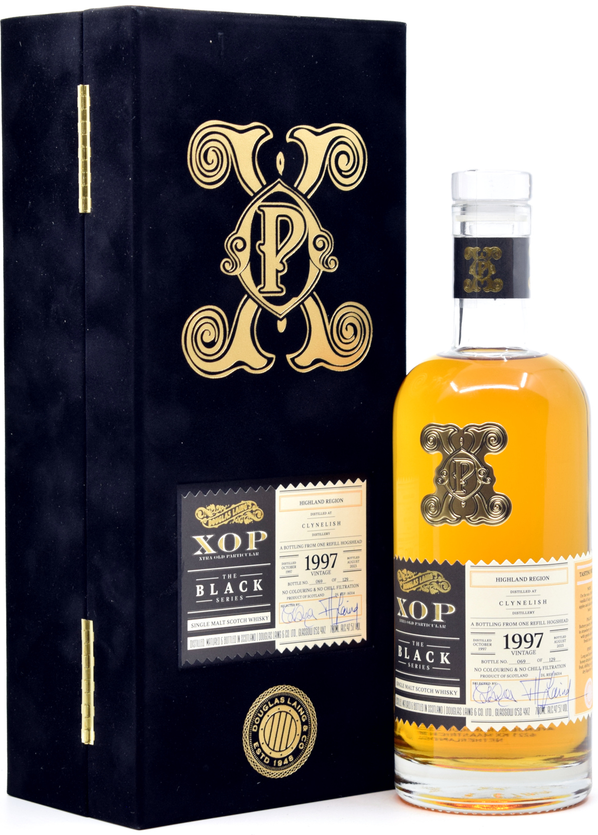 clynelish_1997_DL Clynelish 25 Jahre 1997/2023 Xtra Old Particular Black Series Douglas Laing 47,5% vol.