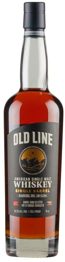 Old Line American Single Malt Cask Strength Single Barrel #16-1194114 63,3% vol.