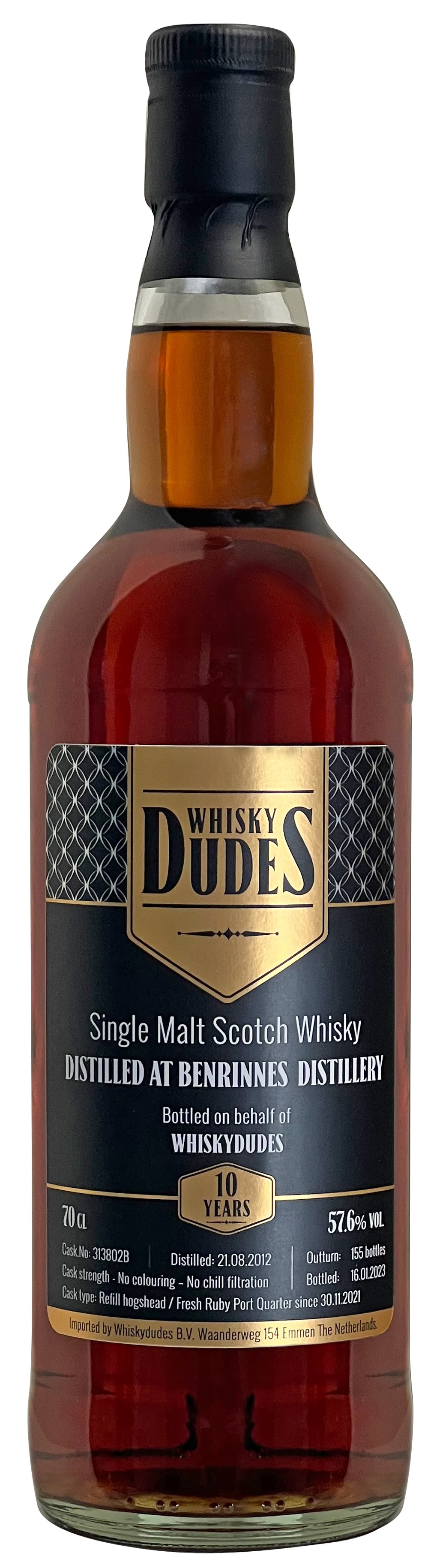 BENRINNES_WD Benrinnes 10 Jahre 2012/2023 1st Fill Port Cask Whiskydudes 57,6% vol.