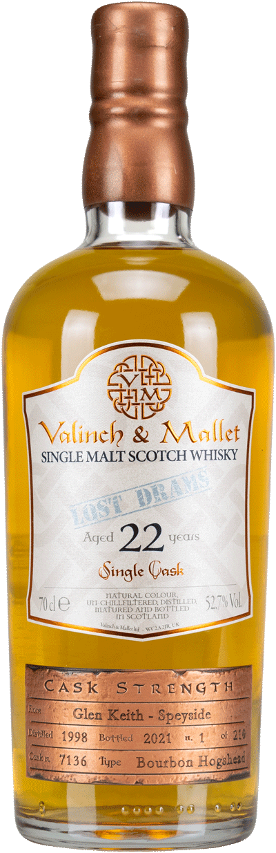 Glen_keith_22_sc2_red Glen Keith 22 Jahre 1998/2021 Valinch & Mallet 52,7% vol.