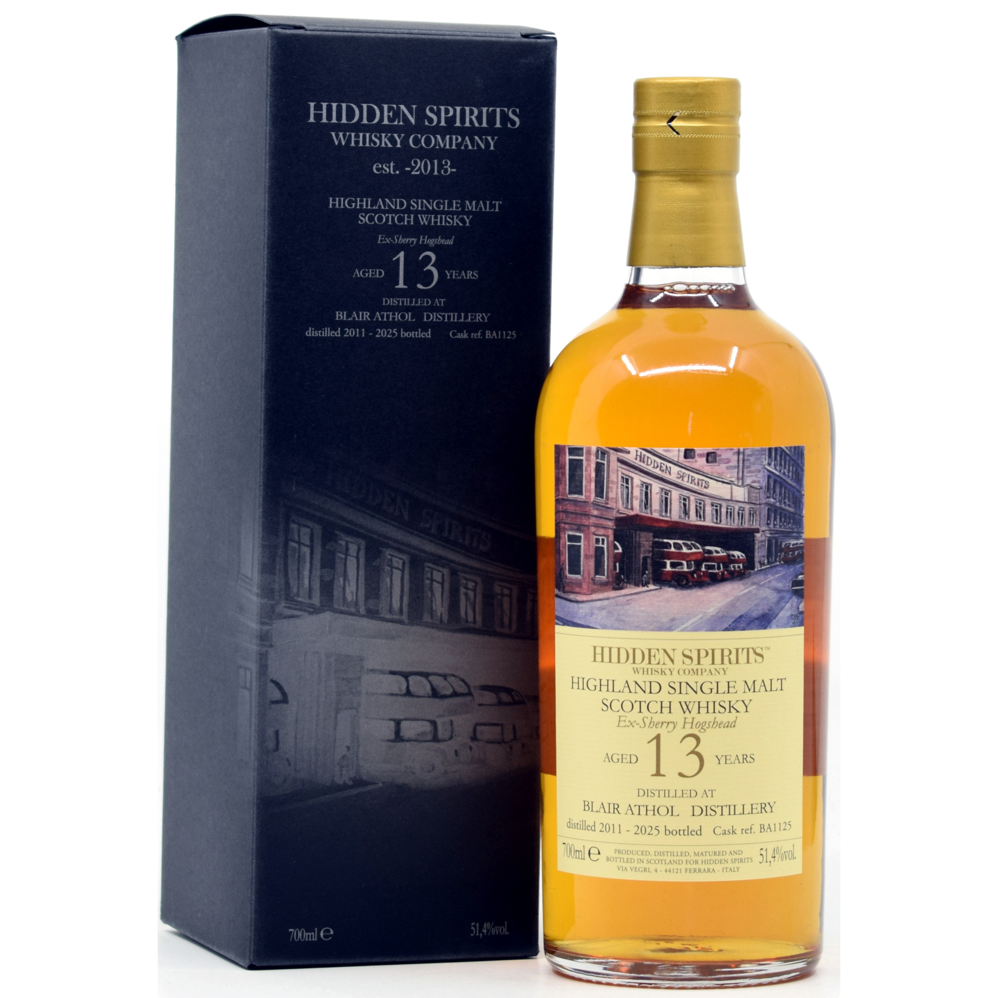 Blair Athol 14 Jahre 2011/2025 Sherry Cask Hidden Spirits Bus Label 51,4% vol