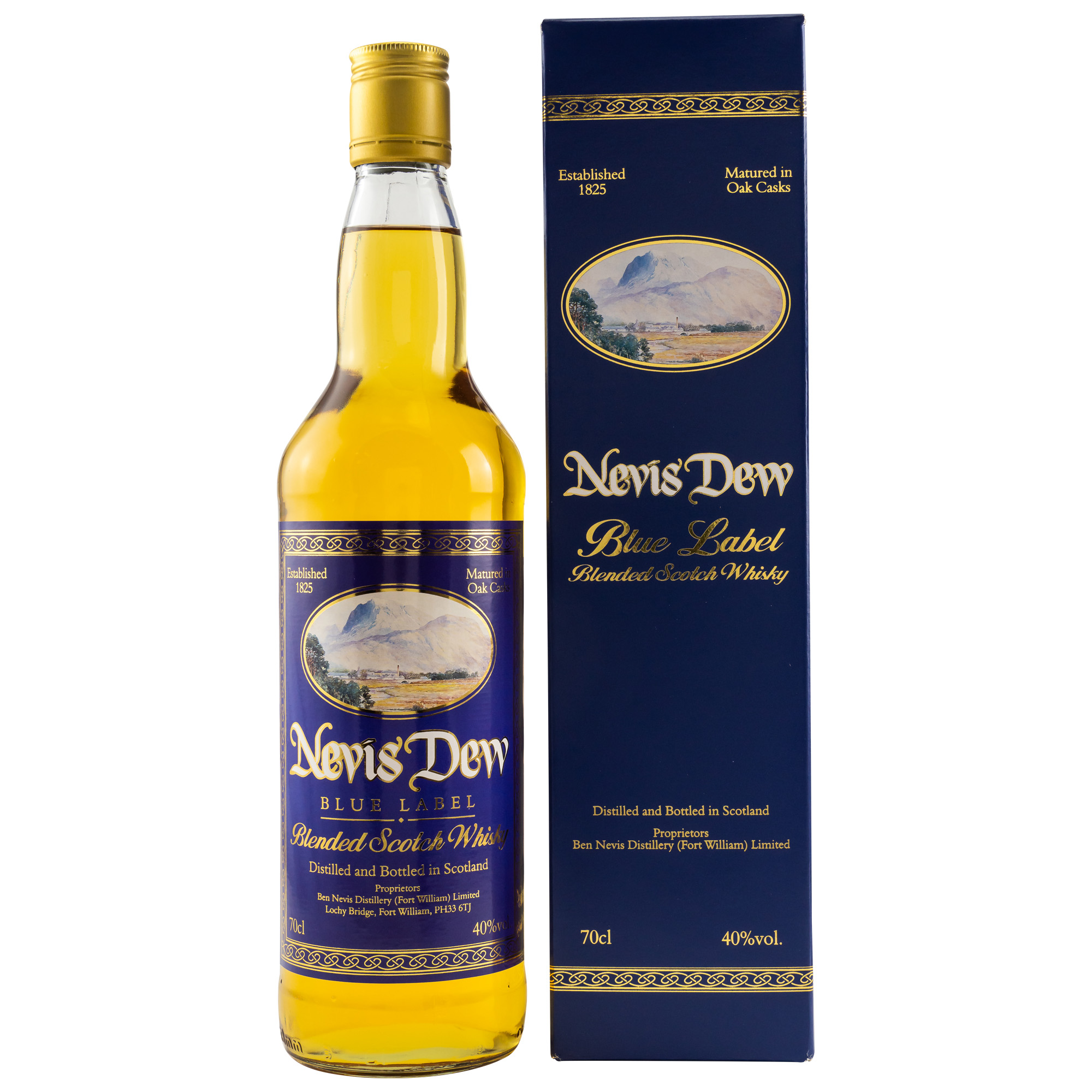 Nevis Dew Blue Label (Ben Nevis) 40% vol.