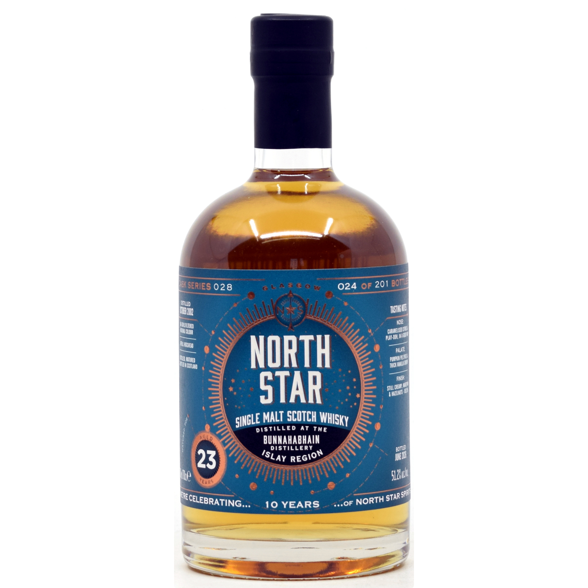 Bunnahabhain 23 Jahre 2002/2026 North Star Spirits #028 51,2% vol.