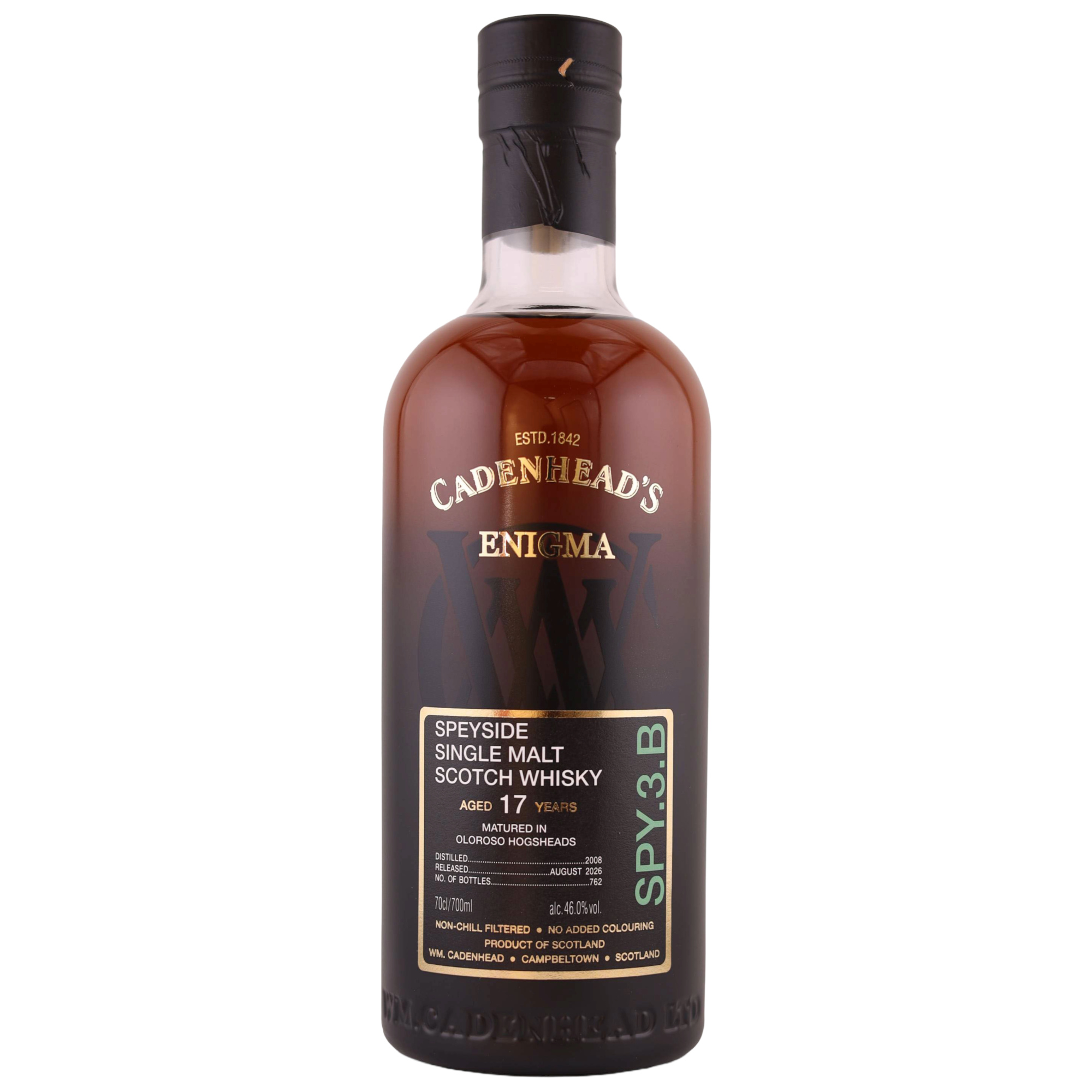 Enigma Speyside 17 Jahre 2008/2026 Oloroso Casks Cadenhead's 46% vol.