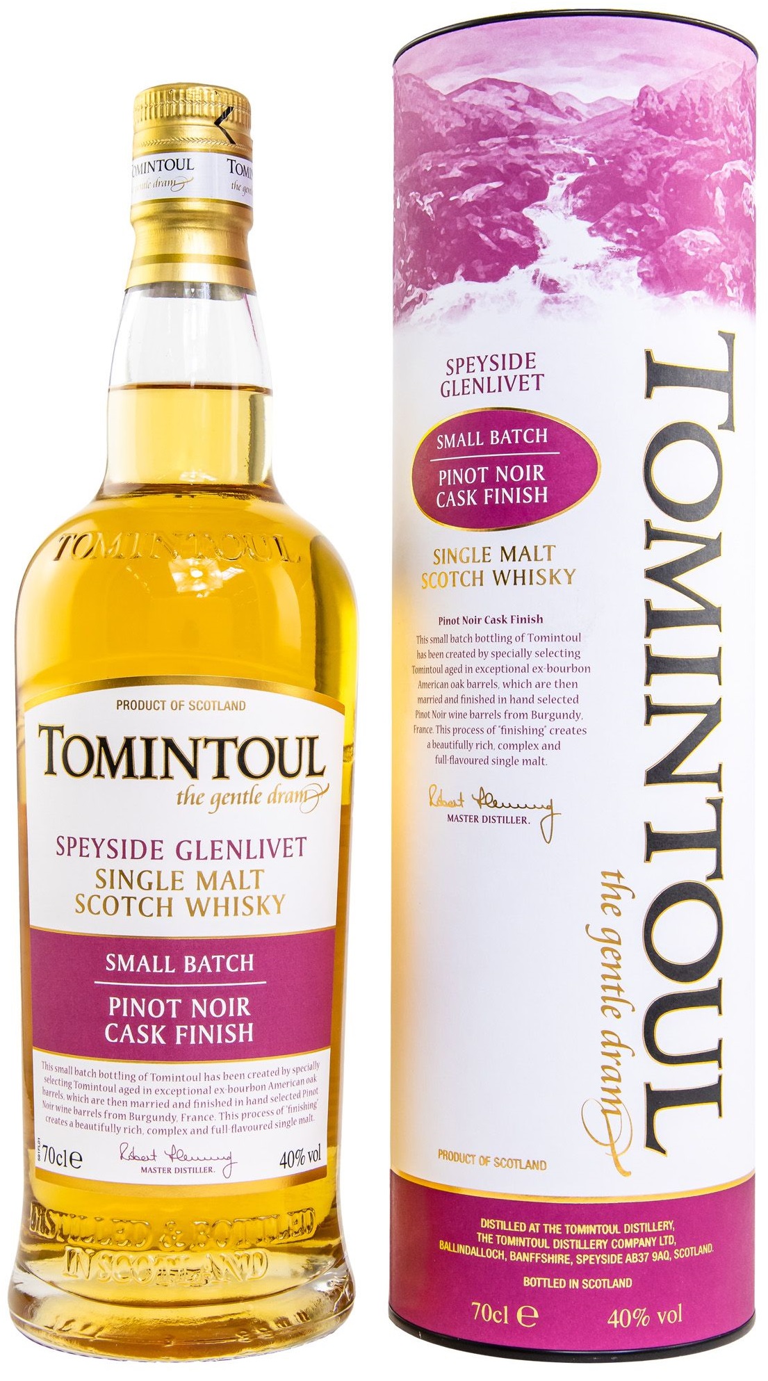 tomintoul_pionot Tomintoul Pinot Noir Cask Wood Finish Range
