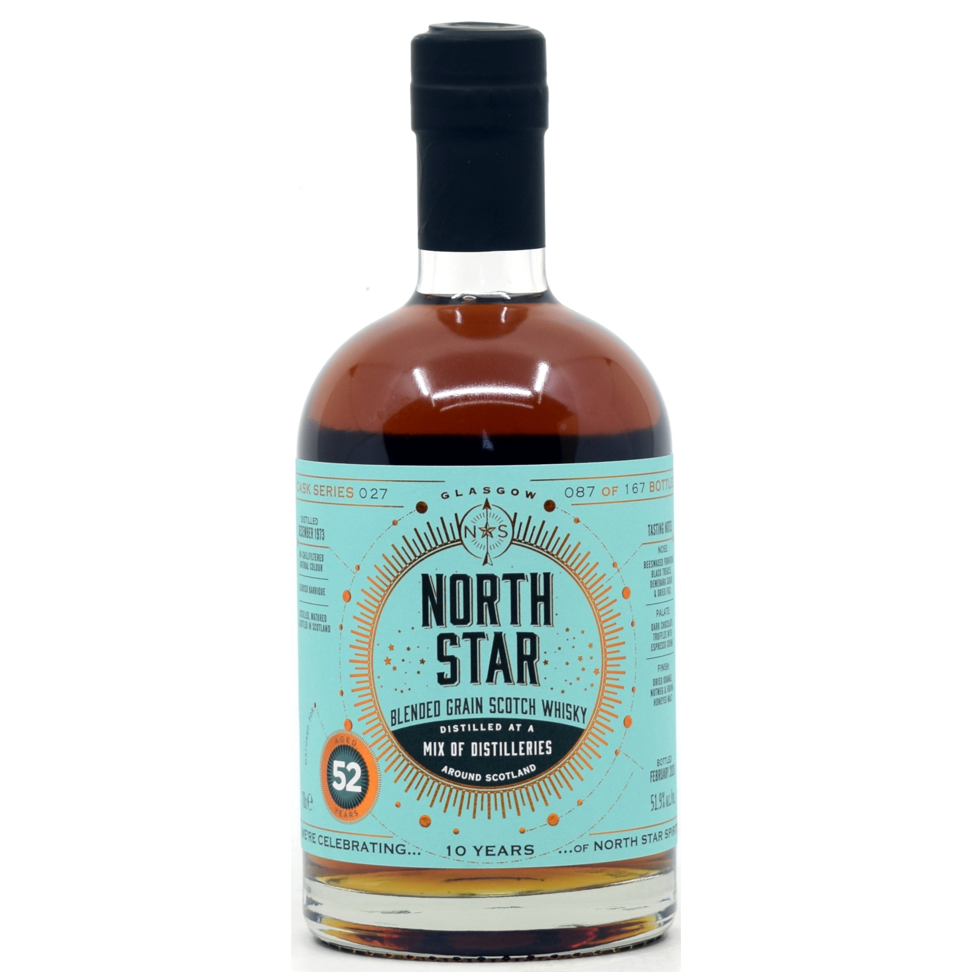 Blended Grain 52 Jahre 1973/2026 Oloroso Sherry North Star Spirits #027 51,9% vol.