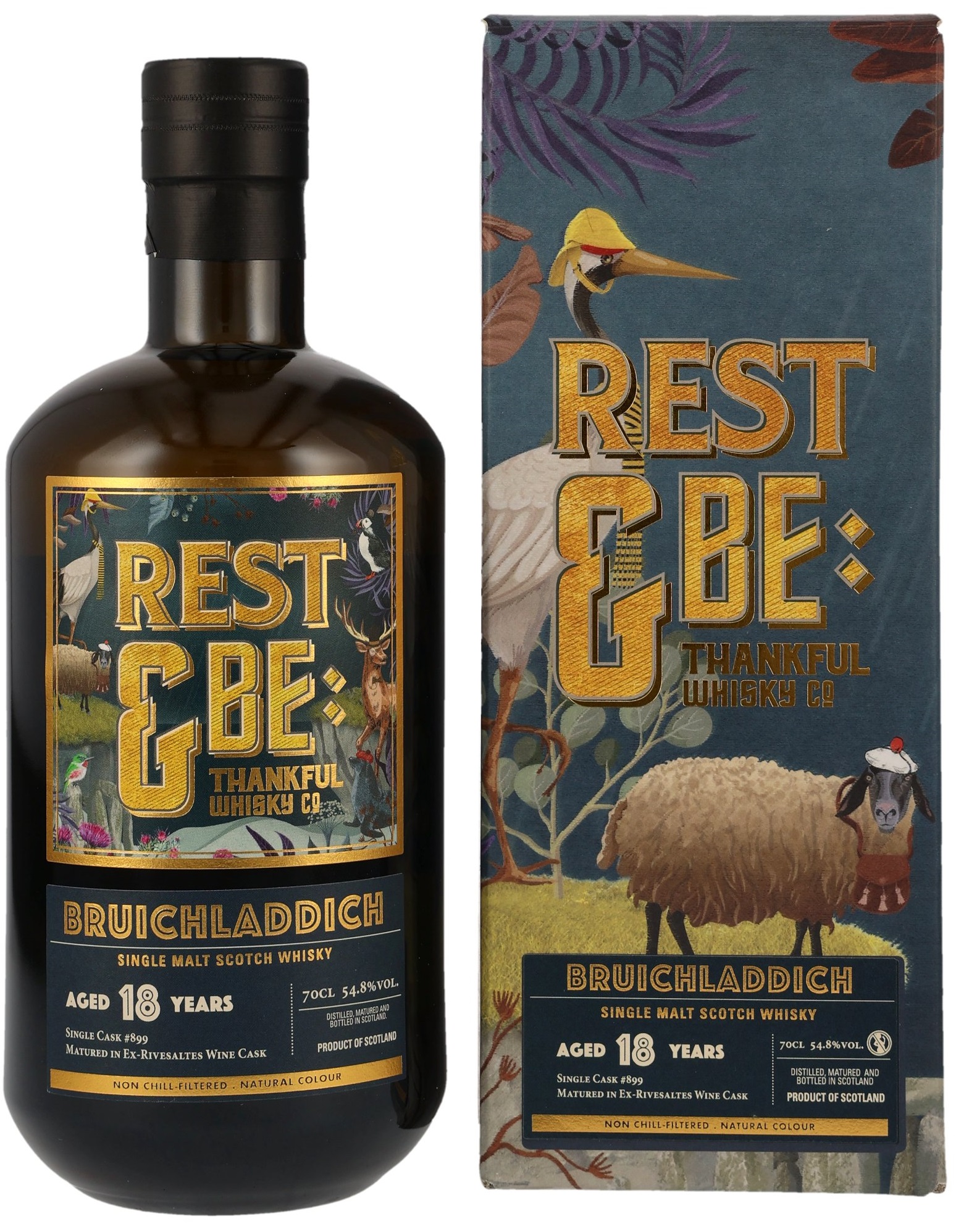Bruichladdich 18 Jahre 2005/2023 Rivesaltes Cask #899 Rest & be Thankful 54,8% vol.
