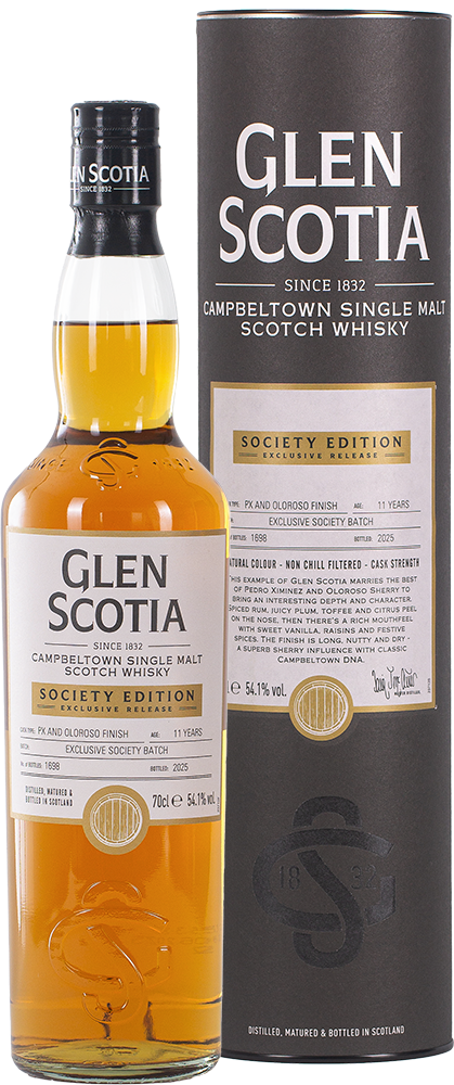 Glen Scotia 11 Jahre PX & Oloroso Casks Exclusive Society Edition 54,1% vol.