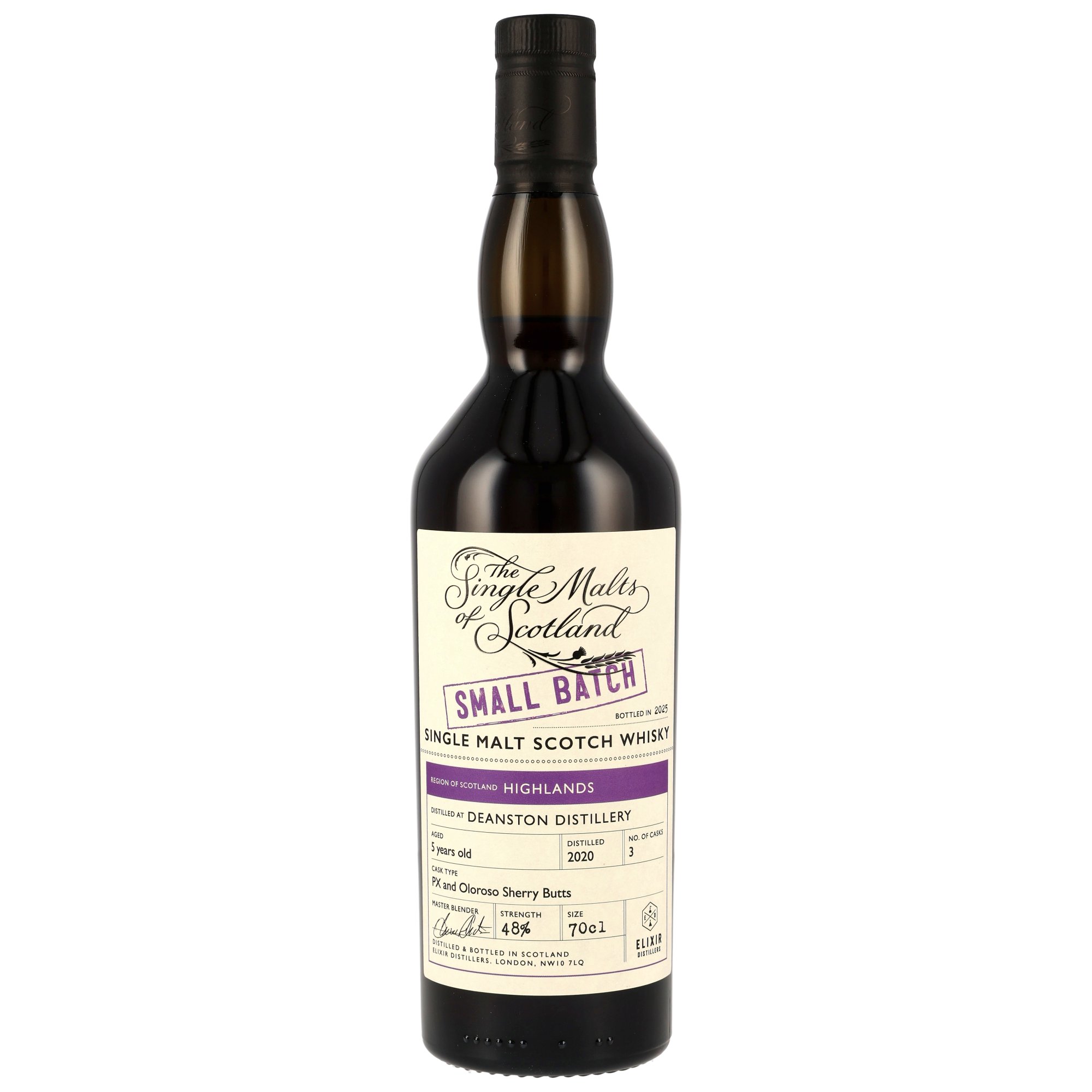 Deanston 2020/2025 Sherry Cask The Single Malts of Scotland Small Batch 48% vol.