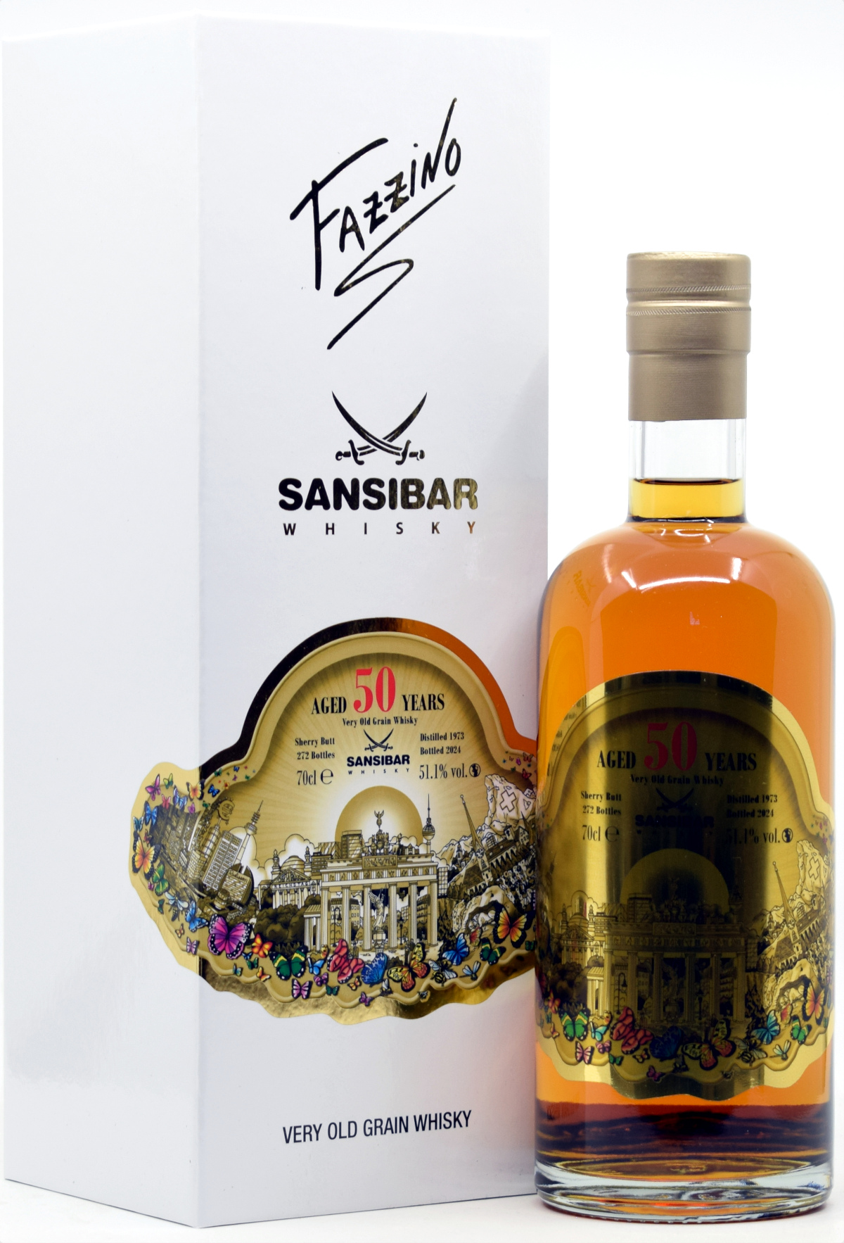 Very old Grain 50 Jahre 1973/2024 Sansibar Fazzino Circle of Life 51,1% vol.