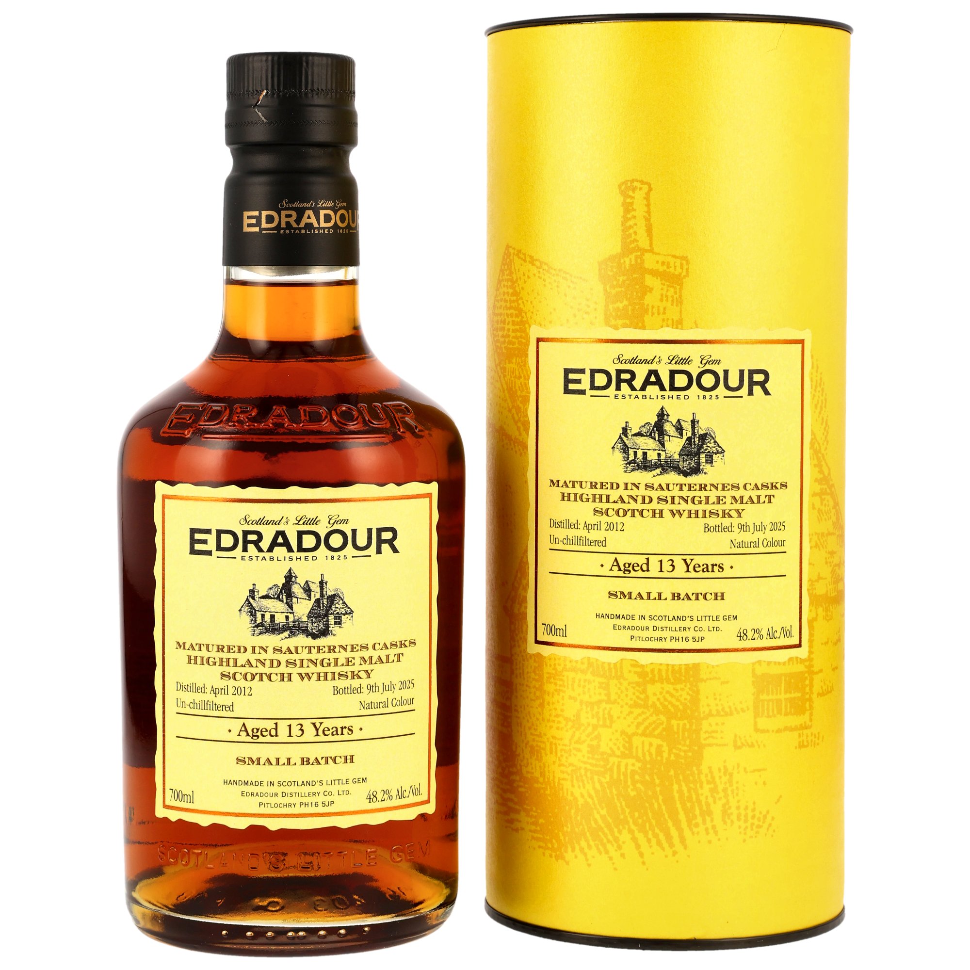 Edradour 13 Jahre 2012/2025 Sauternes Cask 48,2% vol.