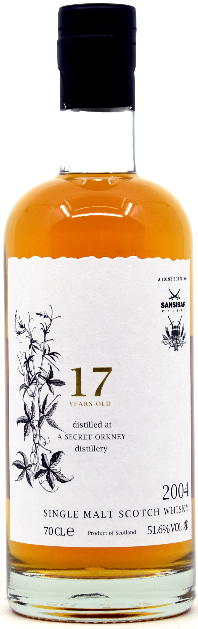 secret_orkney_17_WL Secret Orkney 17 Jahre 2004/2022 Sherry Cask White Label 51,6% vol.